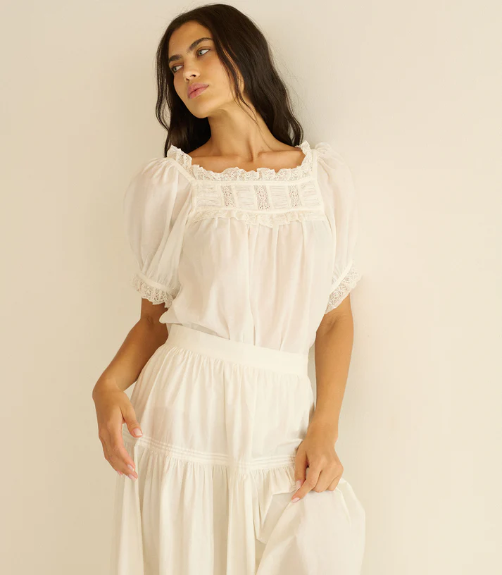 Frances Top - Salt Lace