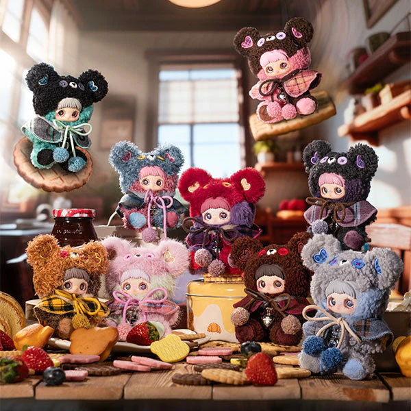 MayMei Tiny Bear Cookie Series Kawaii Plush Doll Blind Box (1pc)