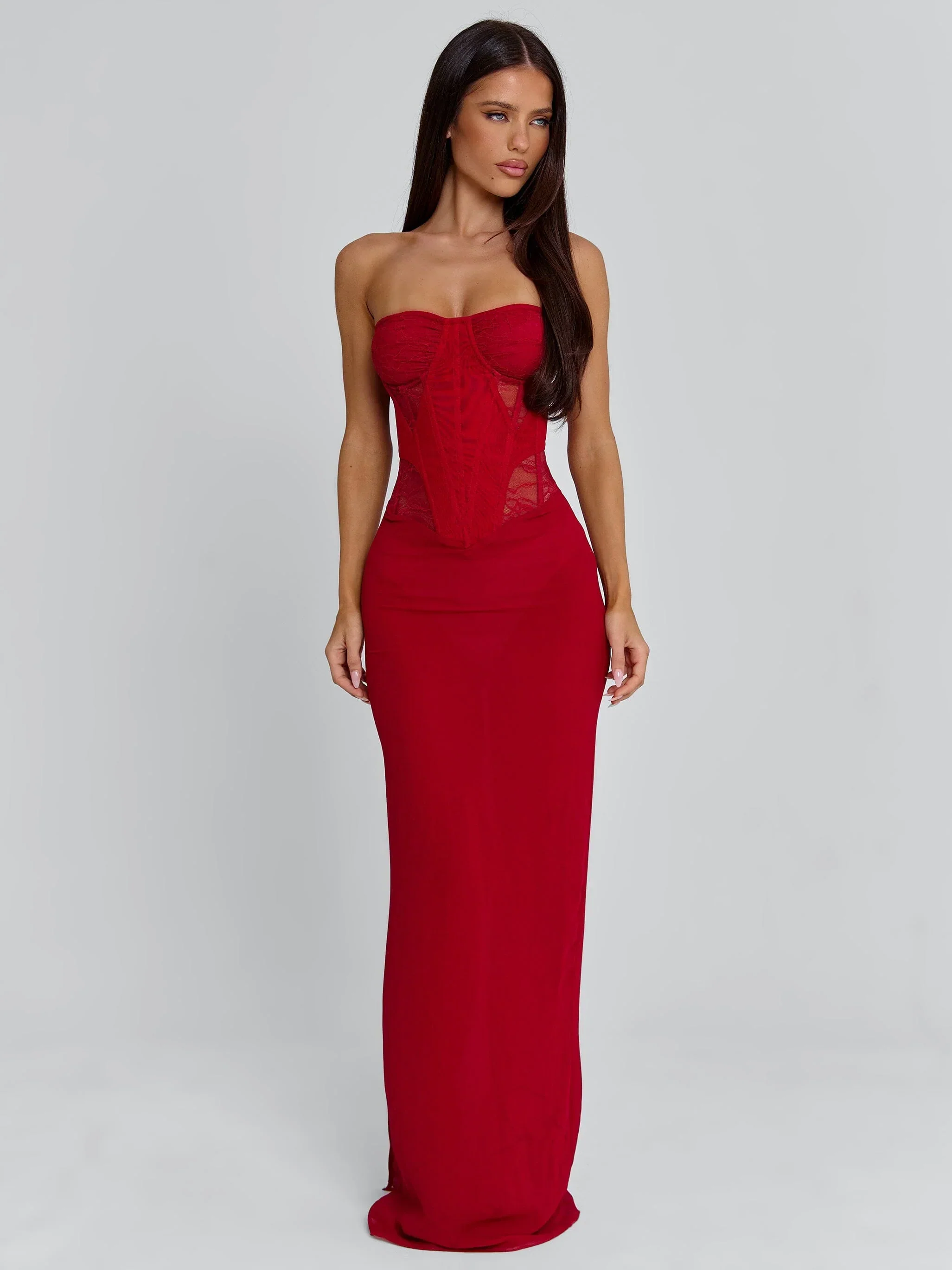 ALEXIAM MAXI DRESS RED