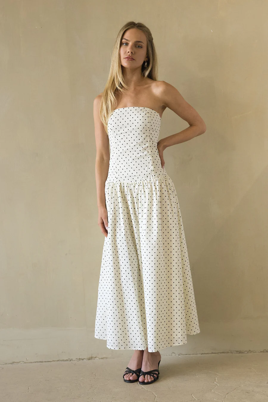 Joey Polka Dot Midi Dress