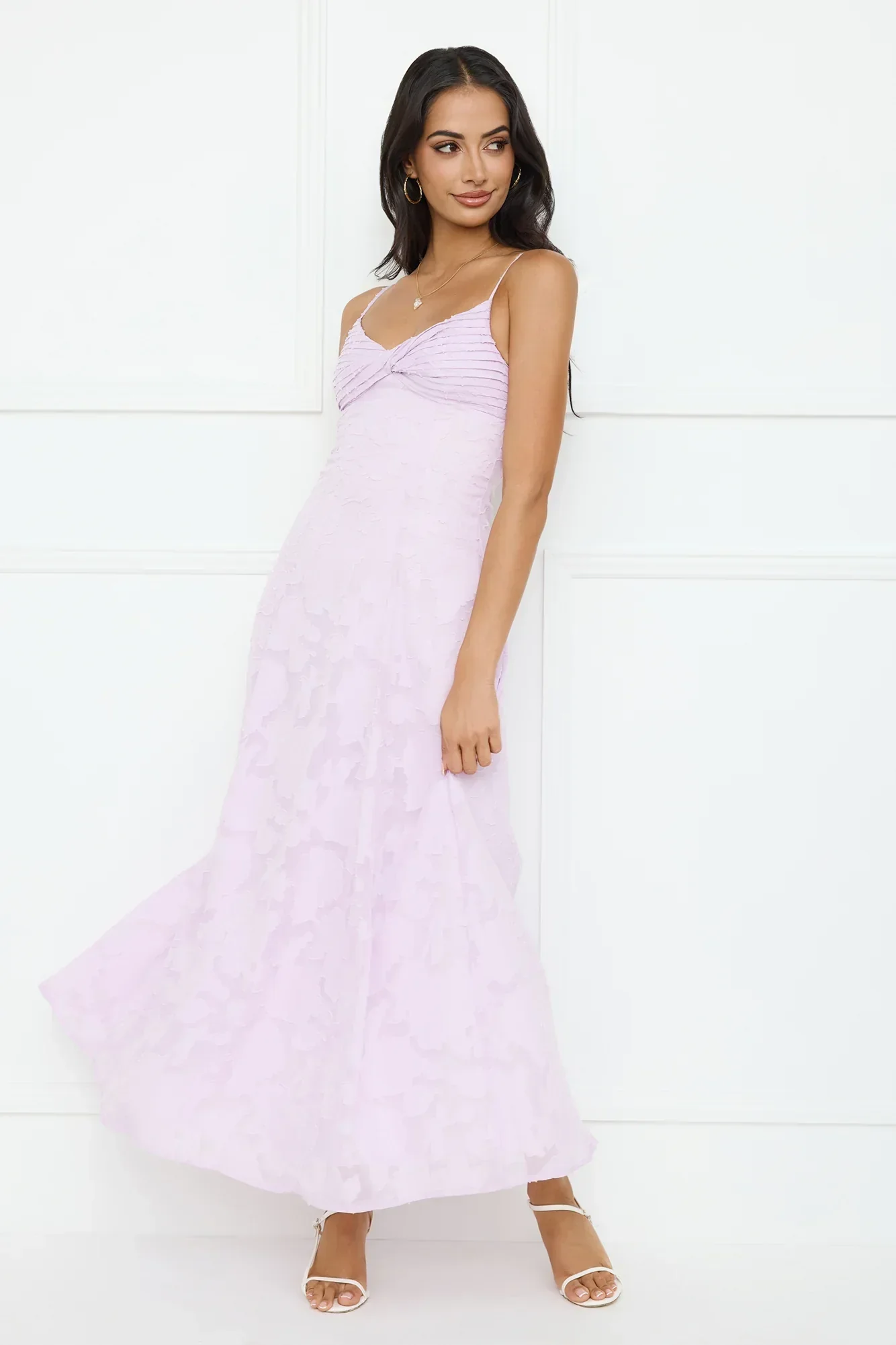 Pine Blossom Maxi Dress Lilac