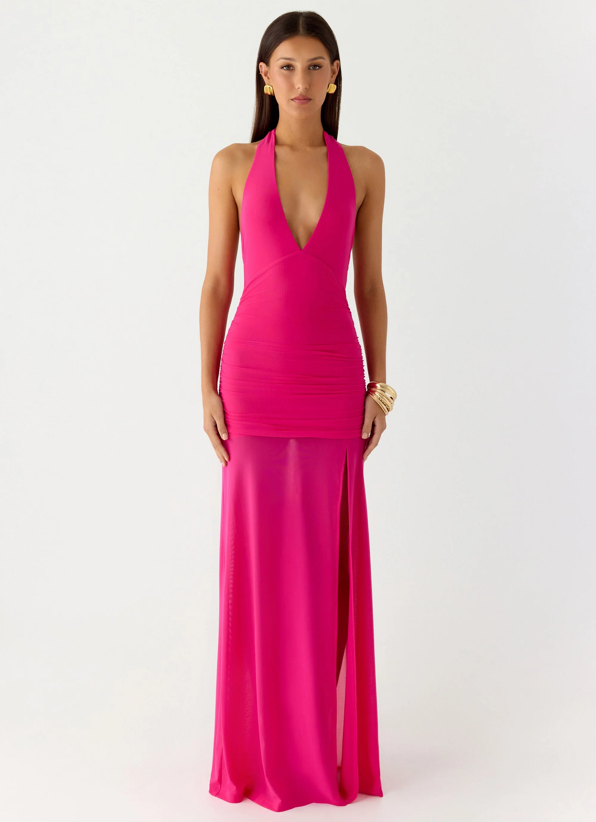 Island Muse Dress - Fuchsia