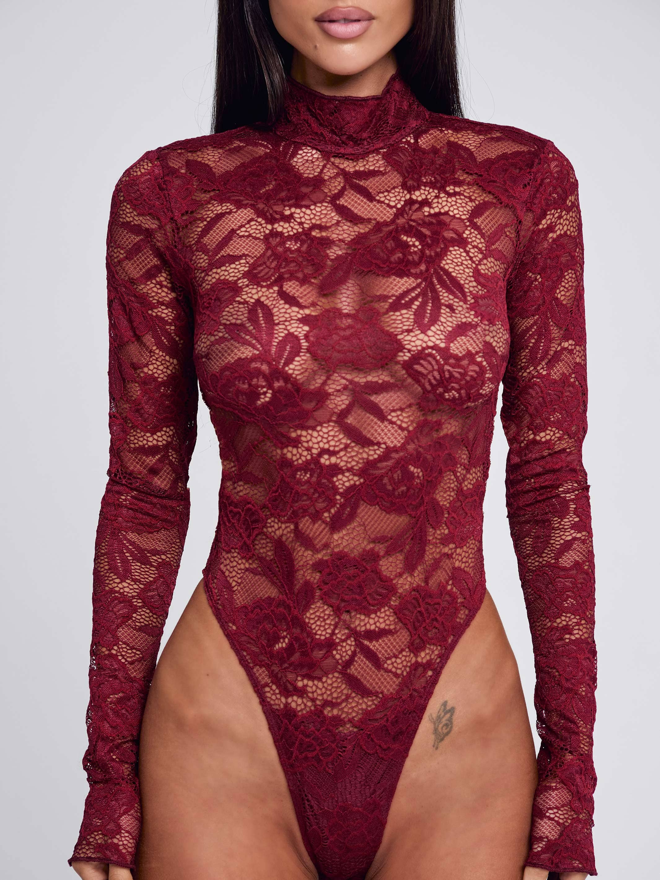 Roselle-Bodysuit-Wine - luluinthesky