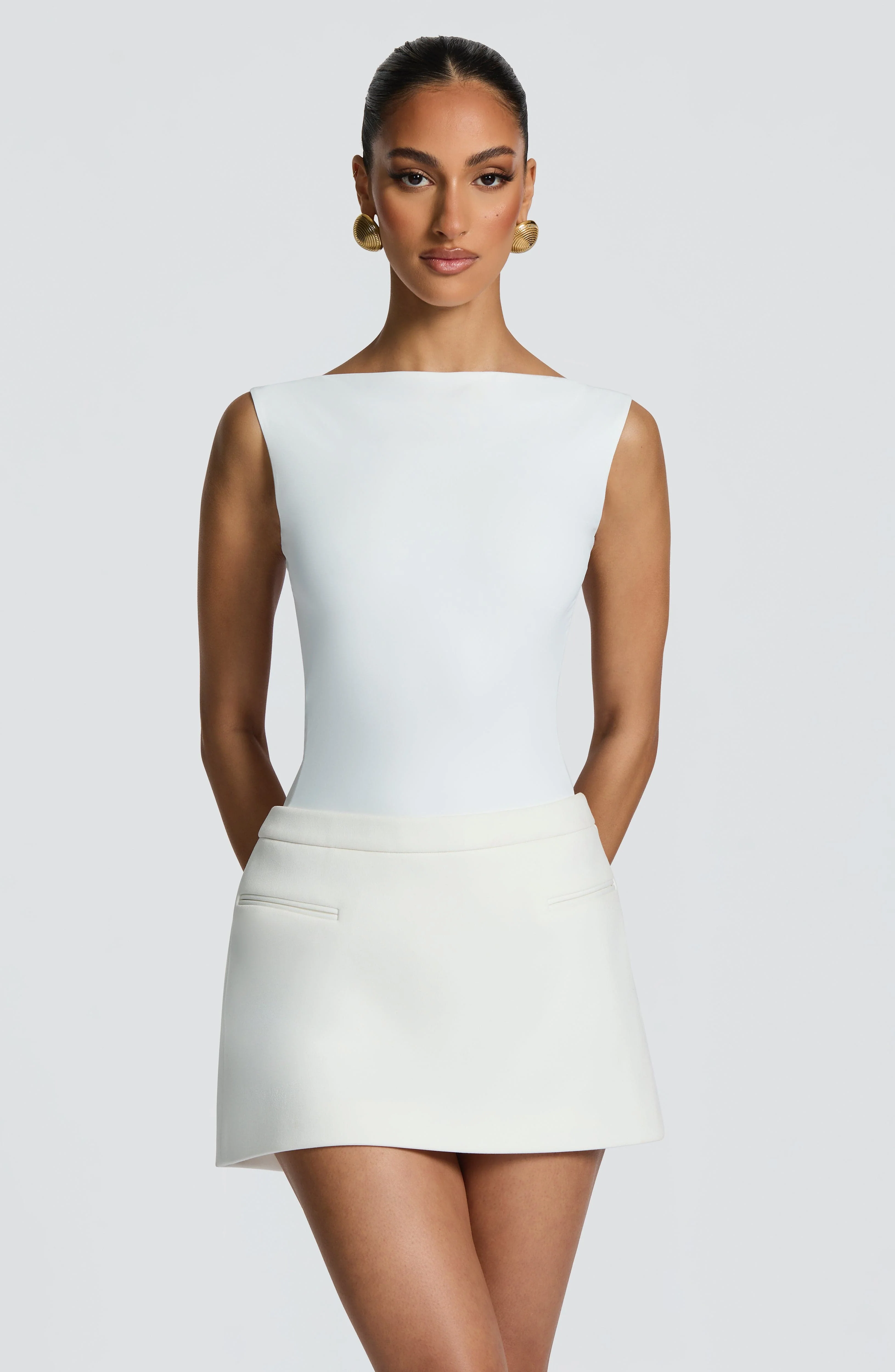 Edna Mini Skirt - Ivory