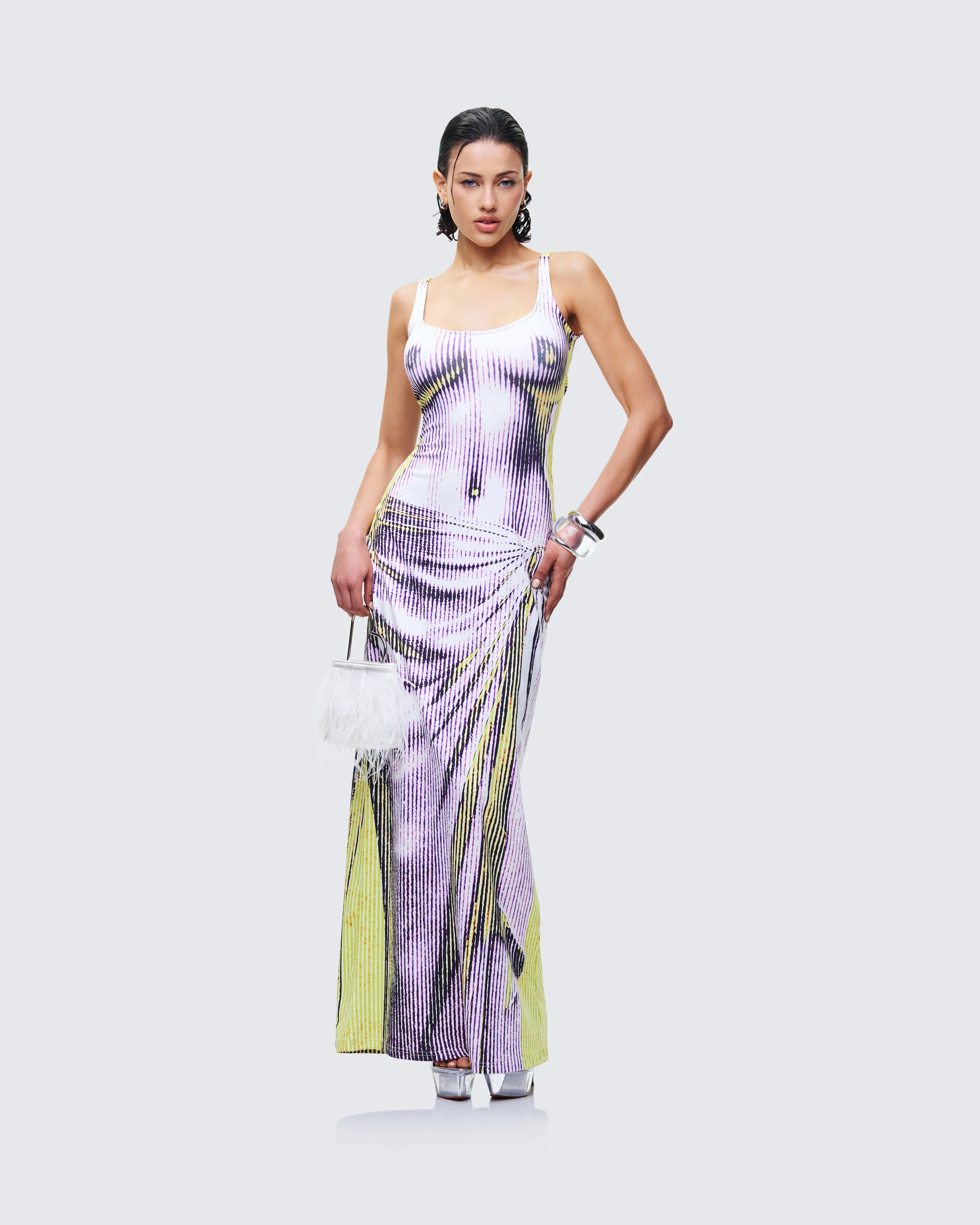 Mirabel Body Print Maxi Dress