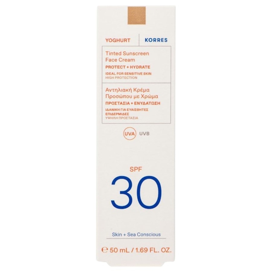 Korres Kosmetyki do opalania Jogurtowy krem przeciwsłoneczny do twarzy SPF30