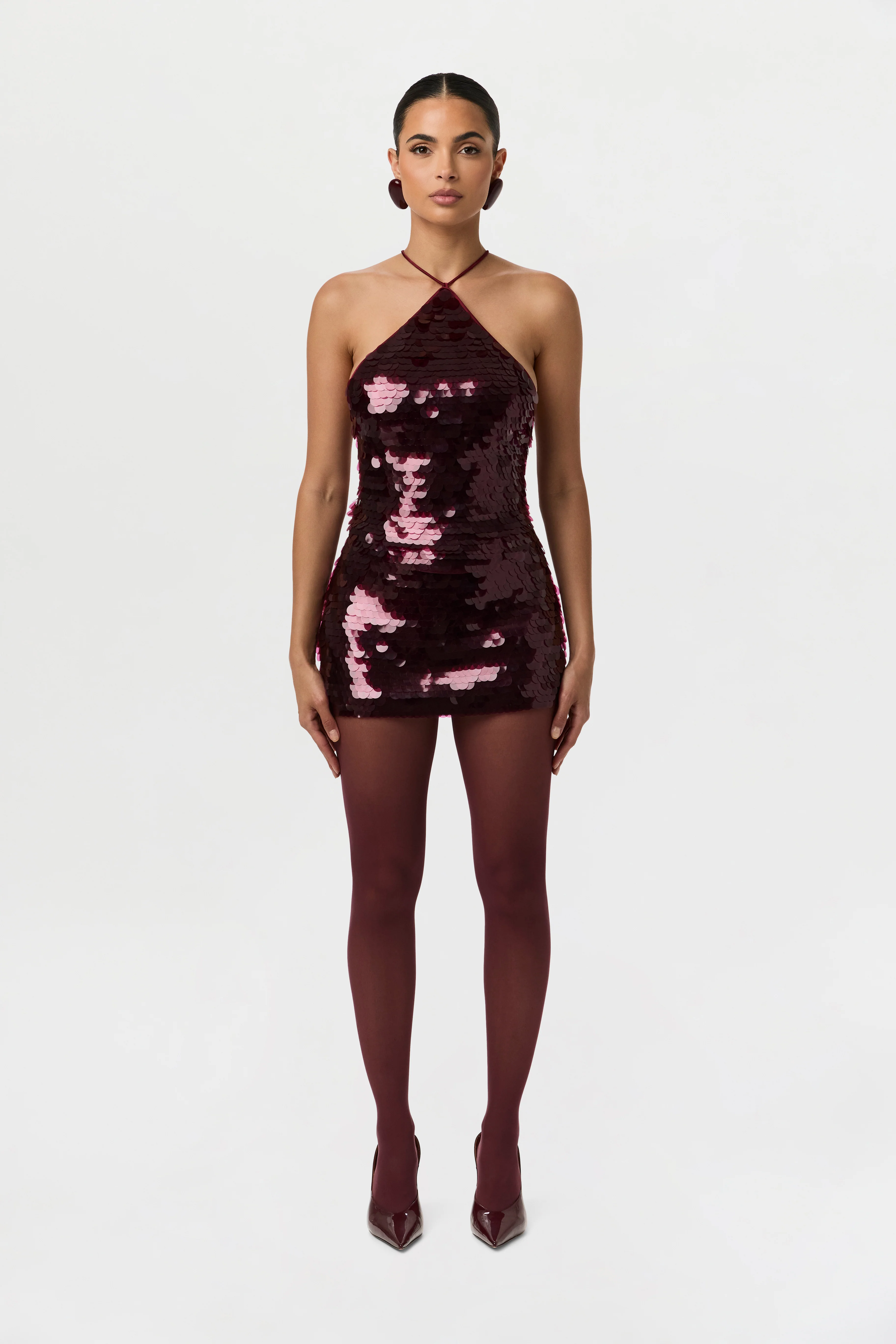 Sequin High Waist Mini Skirt