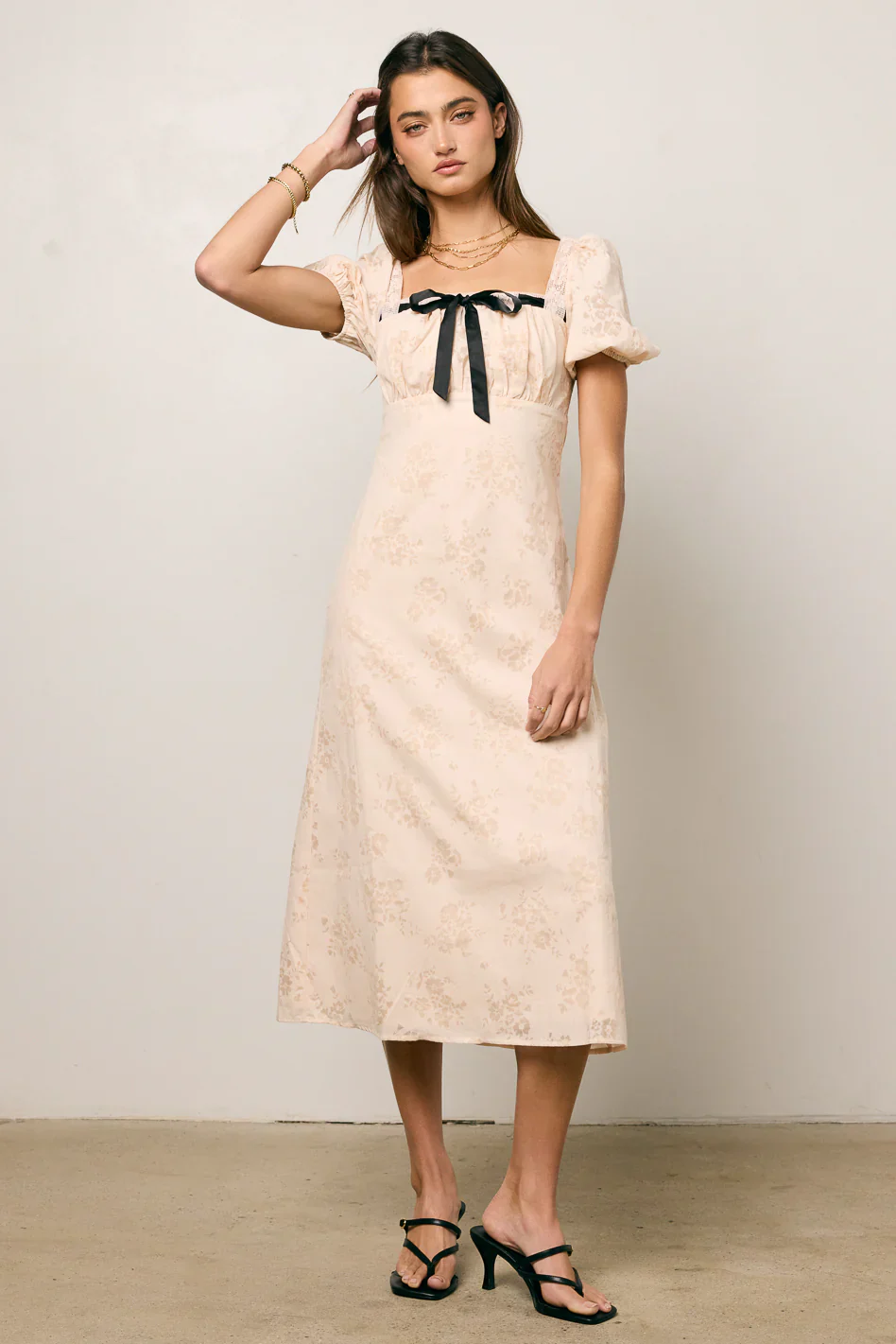 Mariah Floral Midi Dress