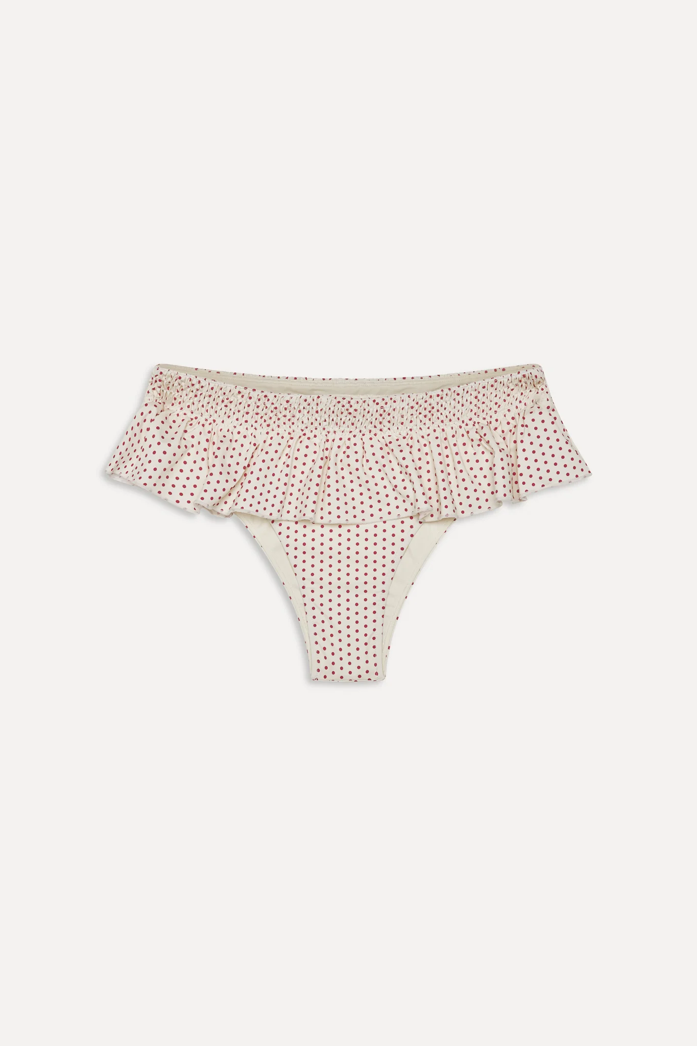 x BELLA HADID Sunday Swim Skirt - Strawberry Polka Dot