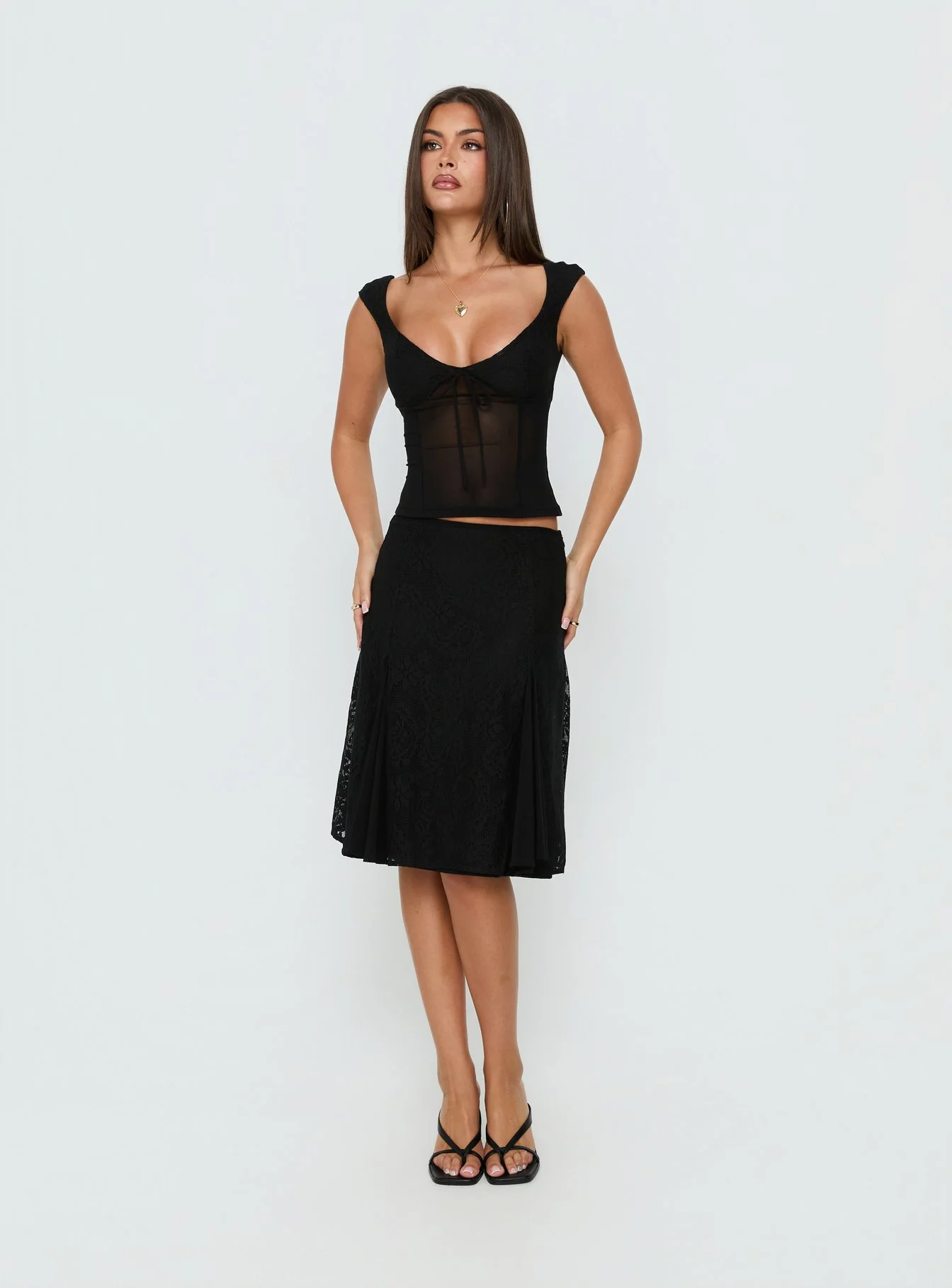 Quani Lace Top Black