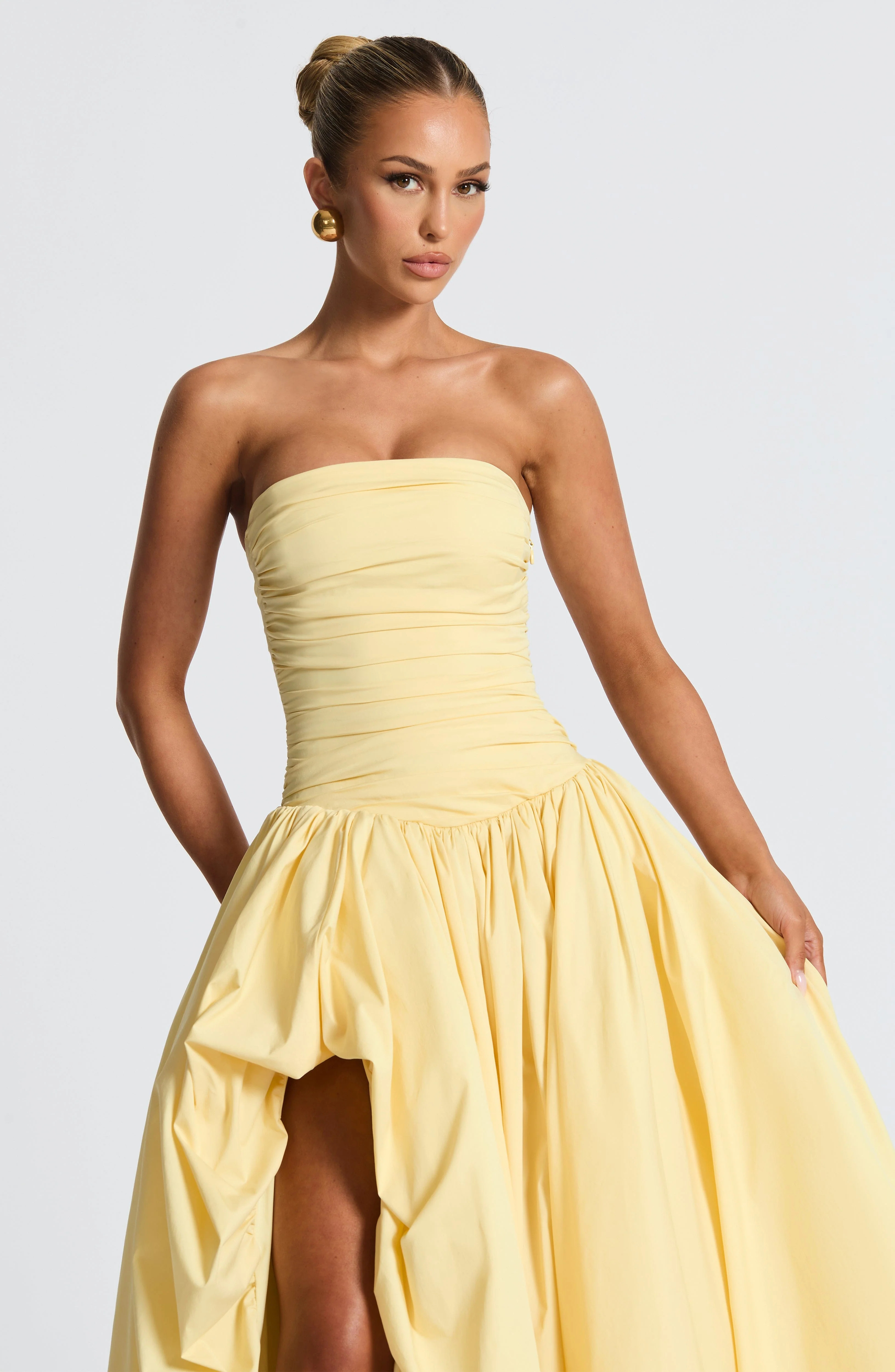 Jillian Maxi Dress - Lemon