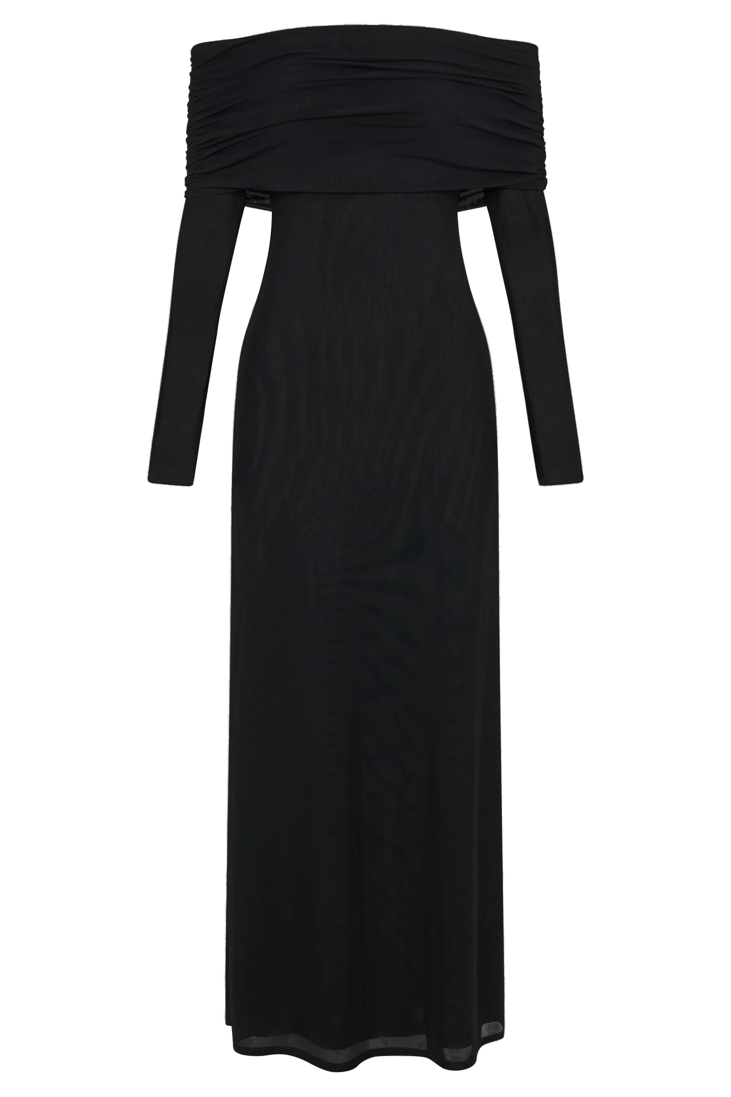Josie-Off-Shoulder-Mesh-Maxi-Dress-Black