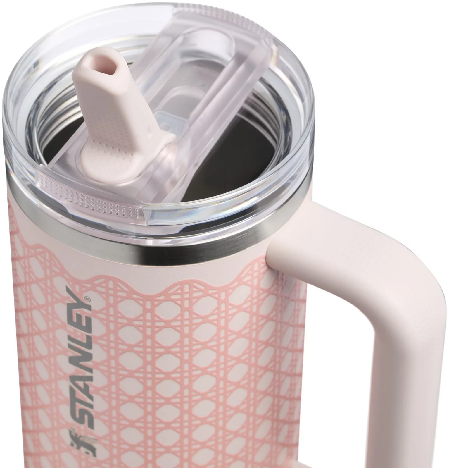 Stanley 30 oz. Quencher ProTour Flip Straw Tumbler - Rose Quartz Rattan