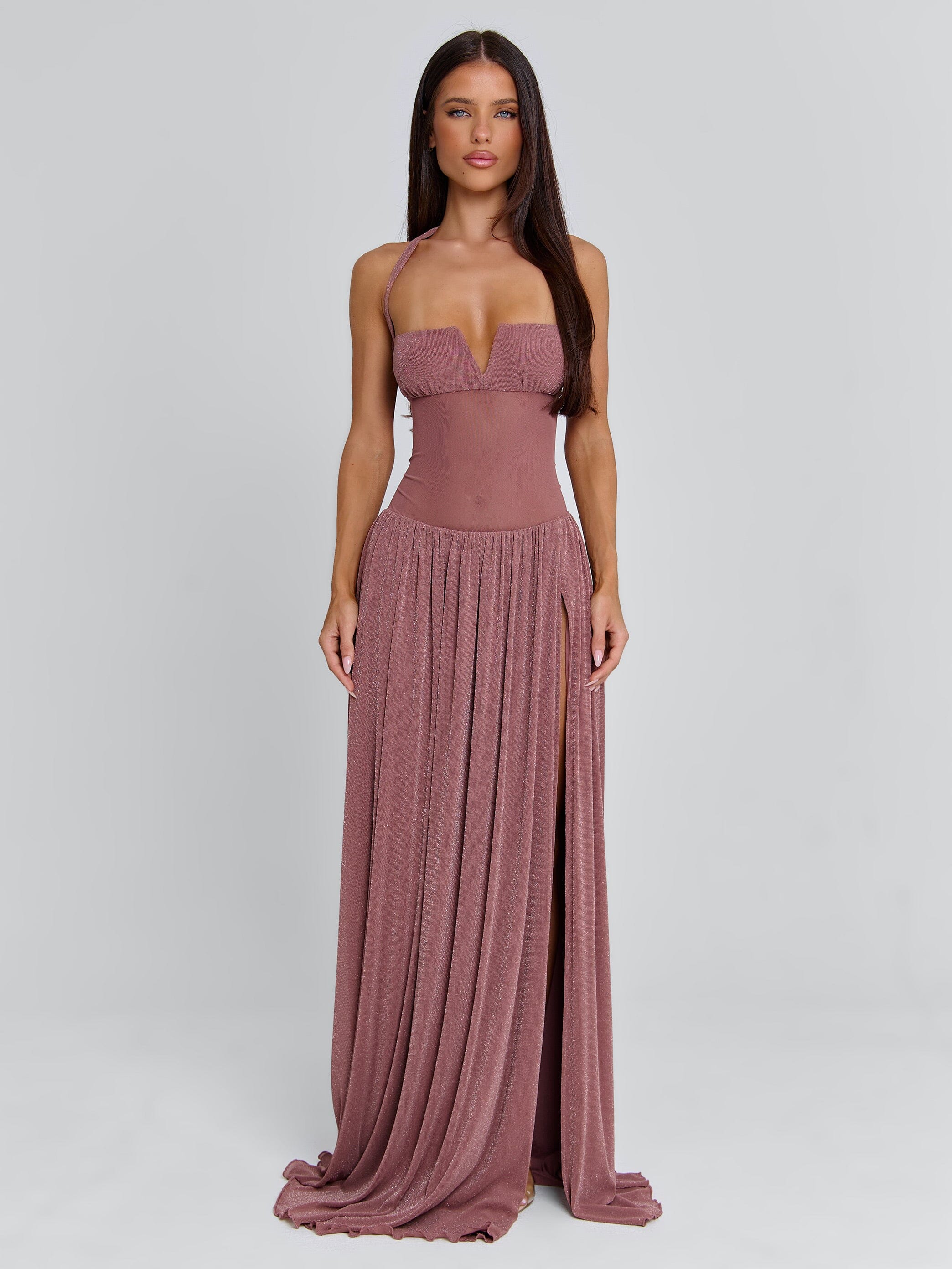 DEE MAXI DRESS MAUVE