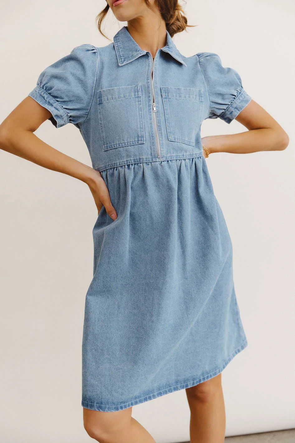 Georgia Denim Midi Dress