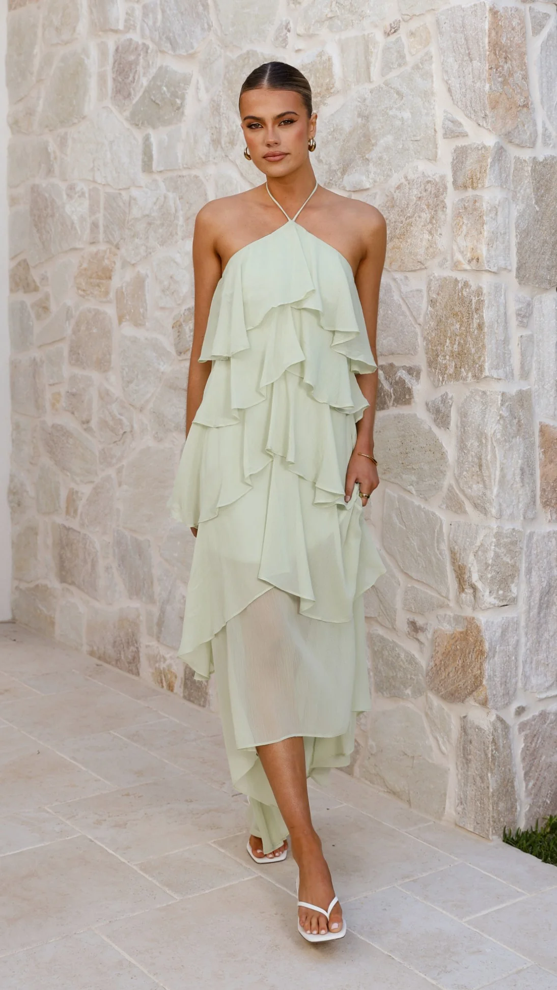 Soho Maxi Dress - Sage