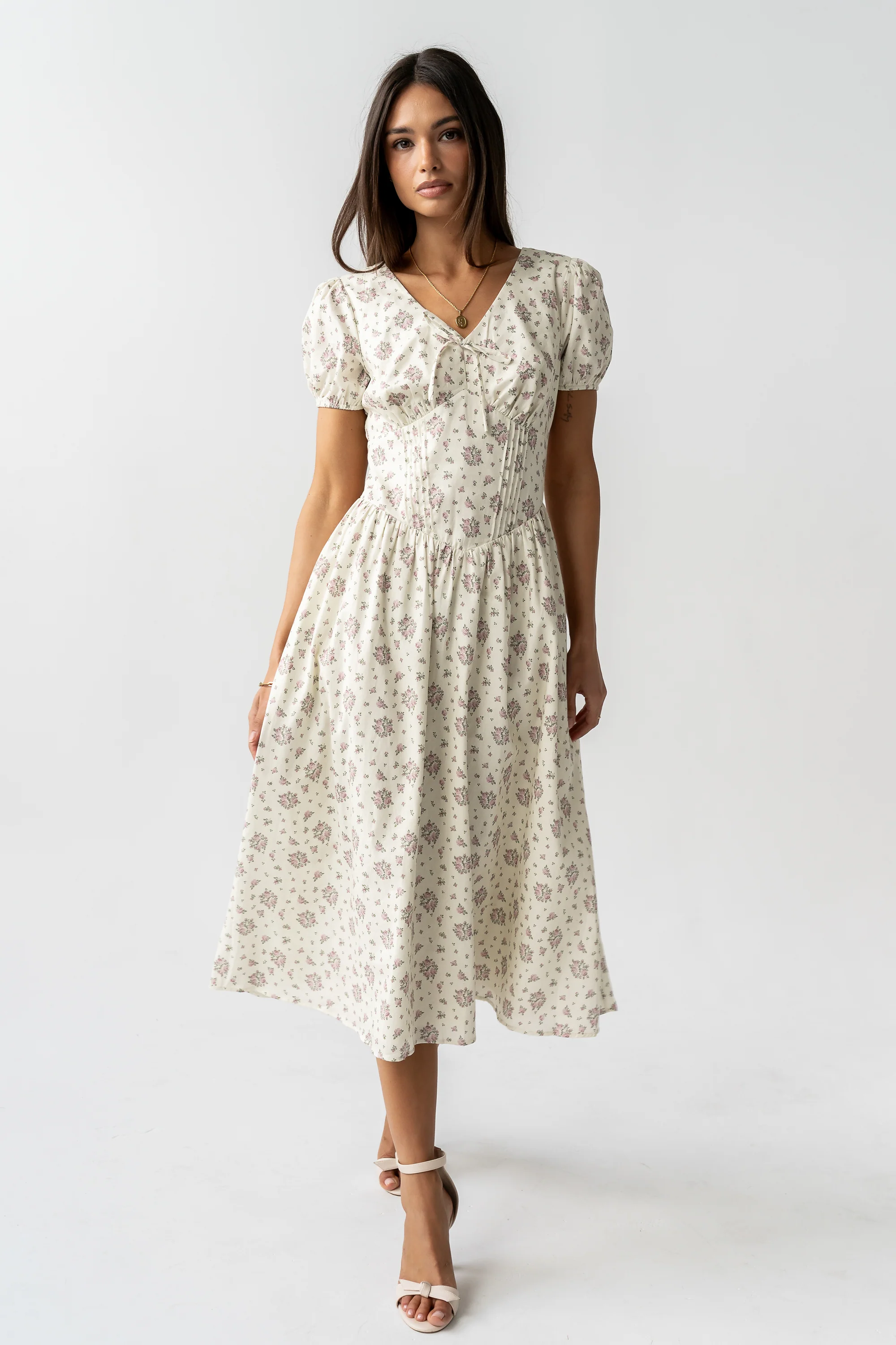 Trish Floral Midi Dress - FINAL SALE