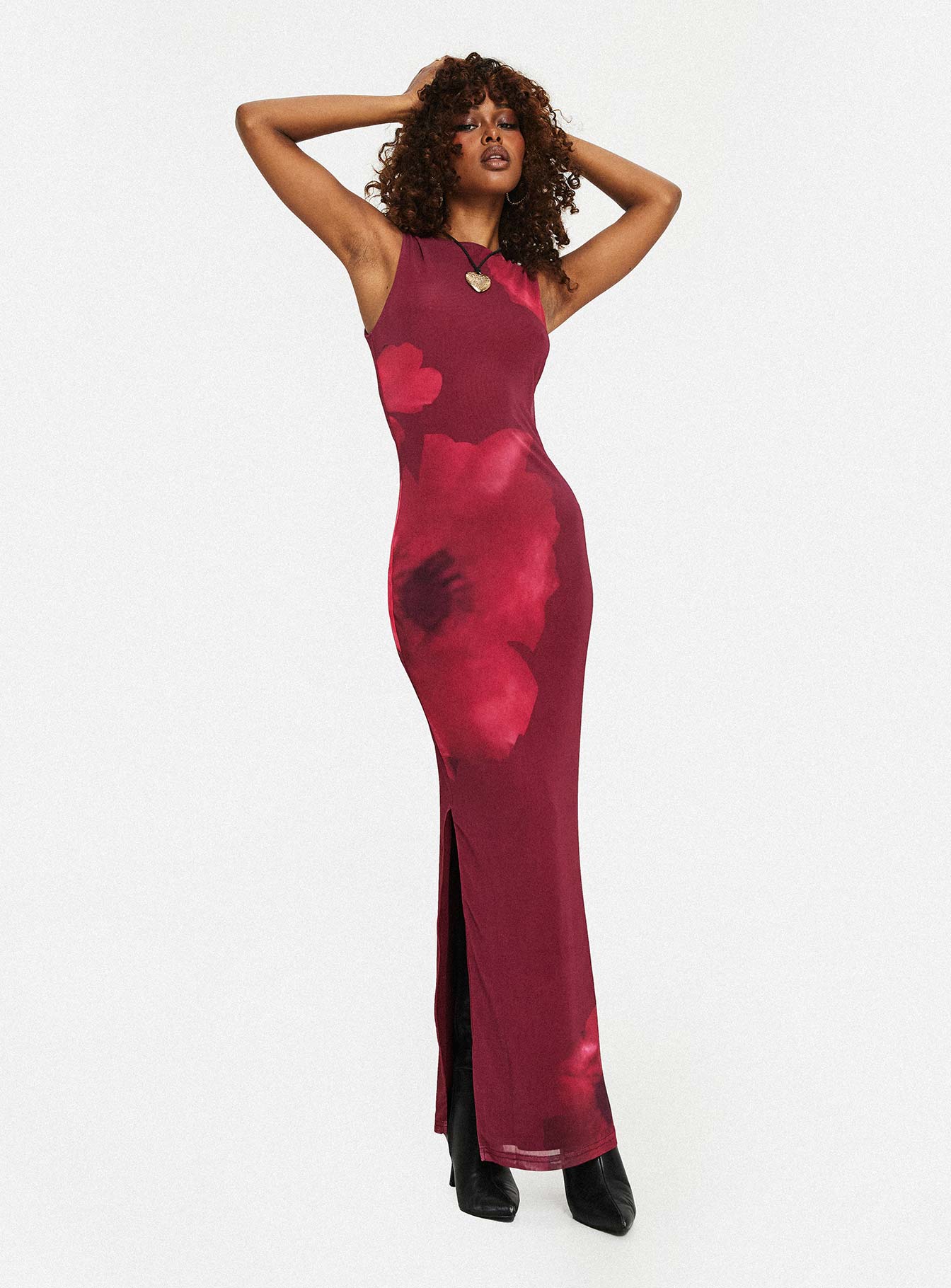 Rudy Maxi Dress Burgundy