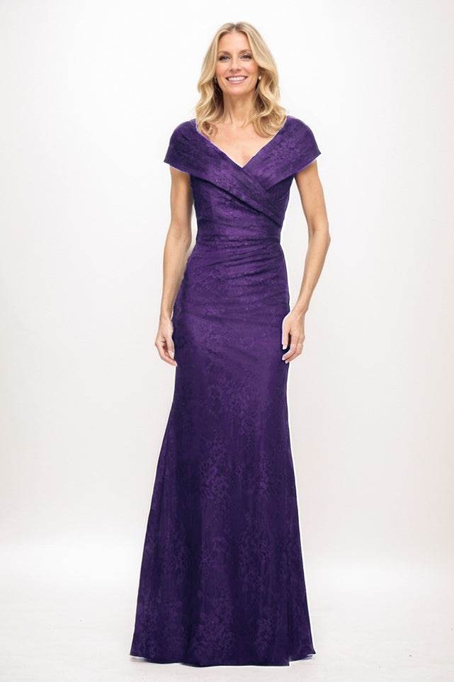 Sheath Maxi Elastic Satin Mother Of The Bride Dress CM0325