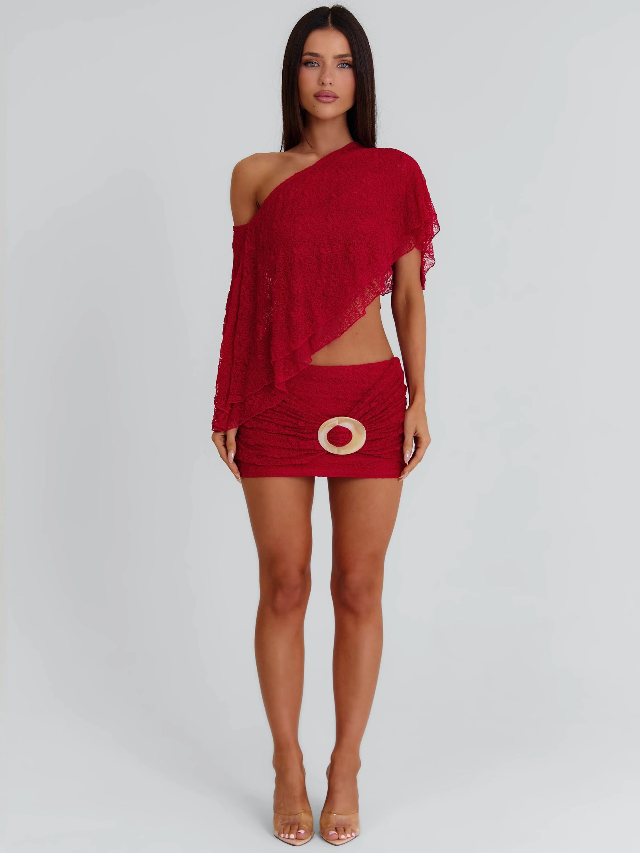 JILLIAN TOP RED
