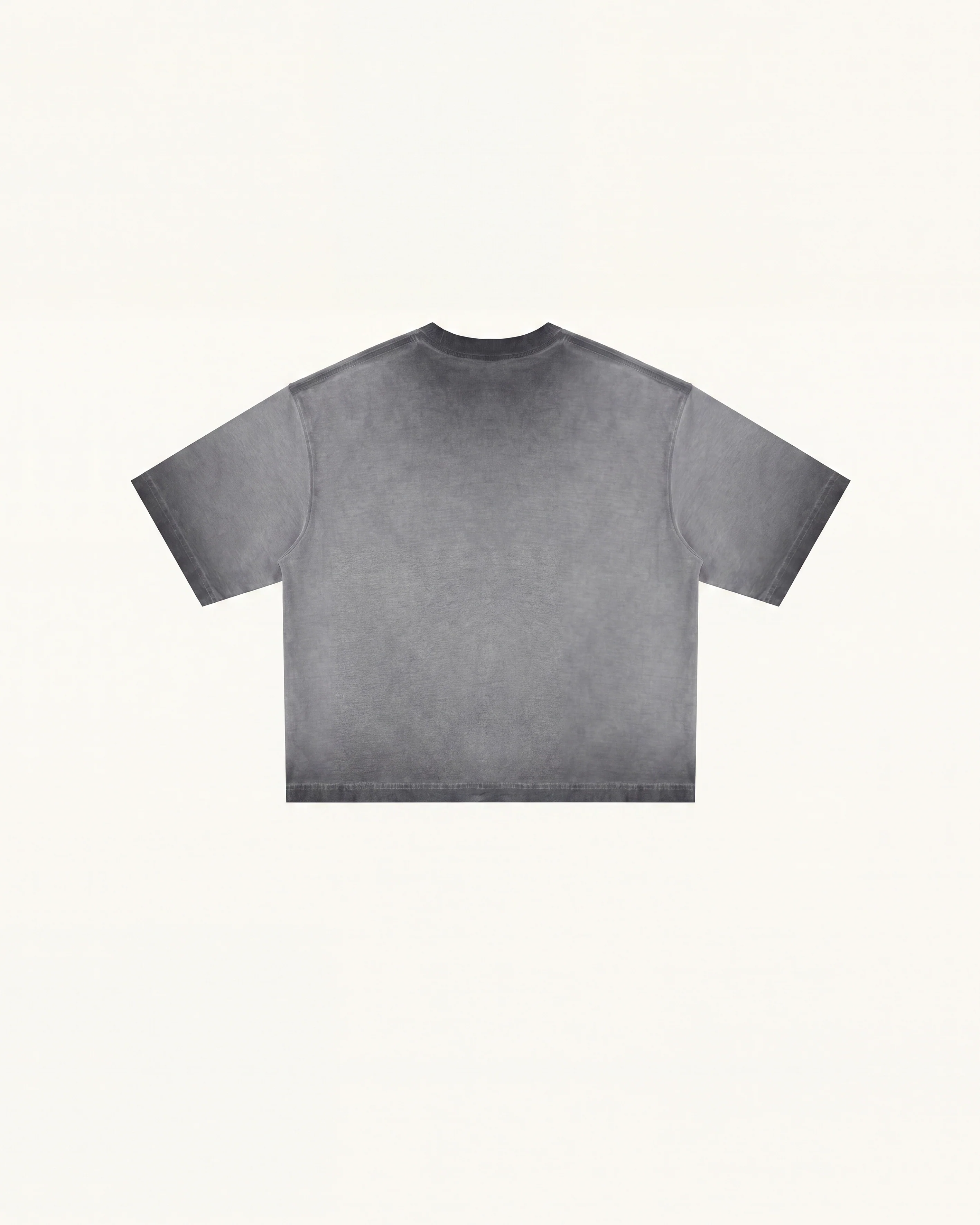 The Radiant 3D Pearl Butterfly  Tee - Acid Charcoal
