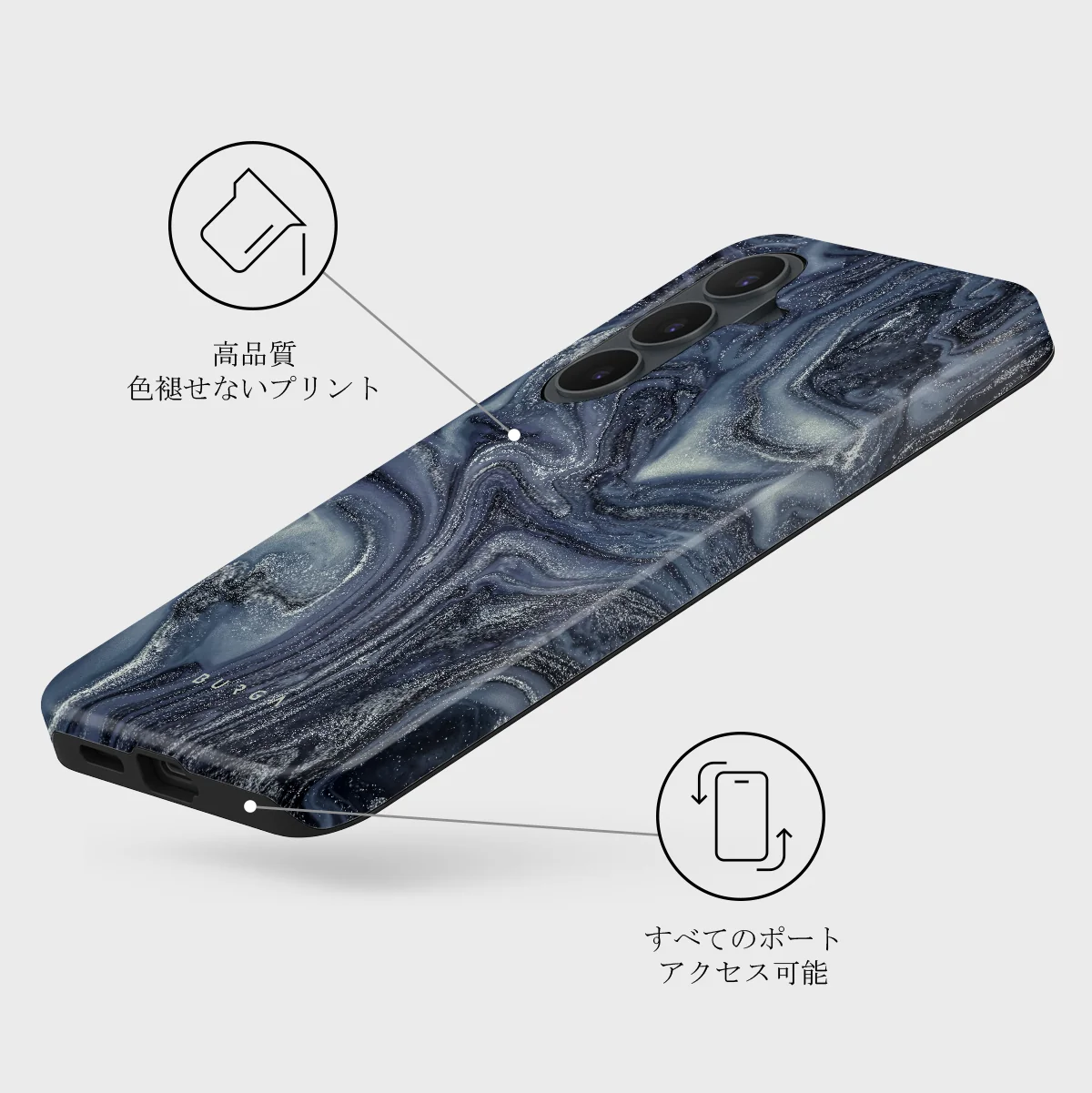 Navy Trench - Samsung Galaxy S26 FE ケース