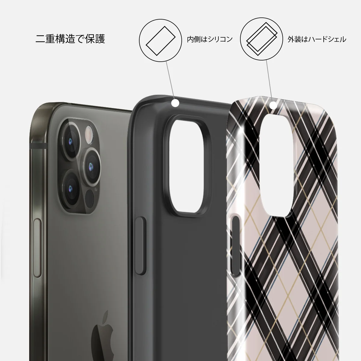 Plaid Please - iPhone 12 Pro Max ケース