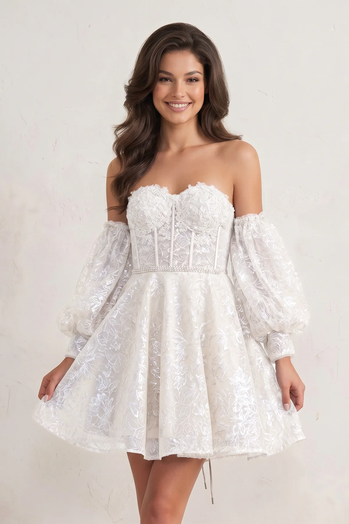 A-Line Sweetheart Homecoming Dress