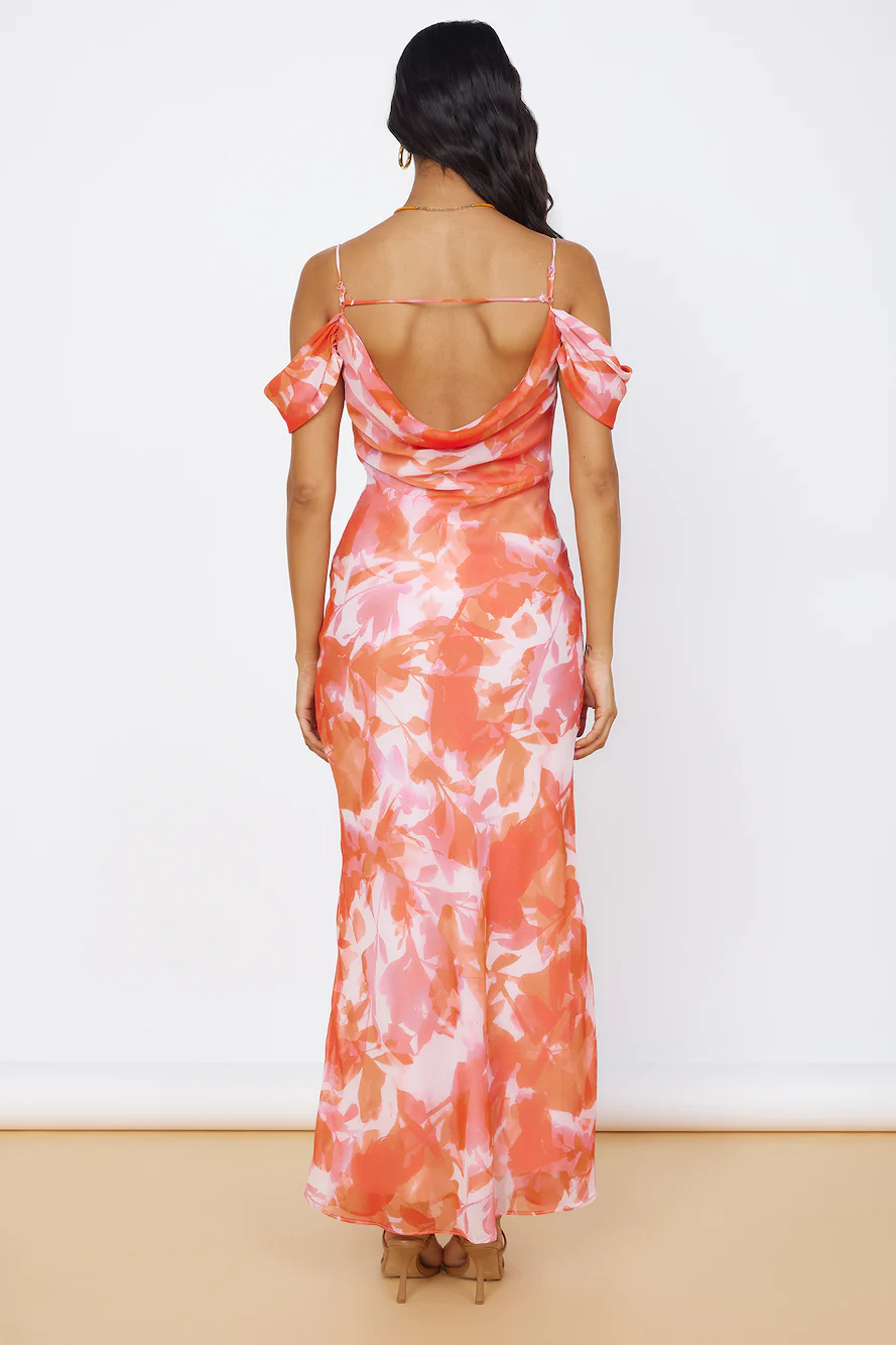 Deep Dawn Maxi Dress Pink