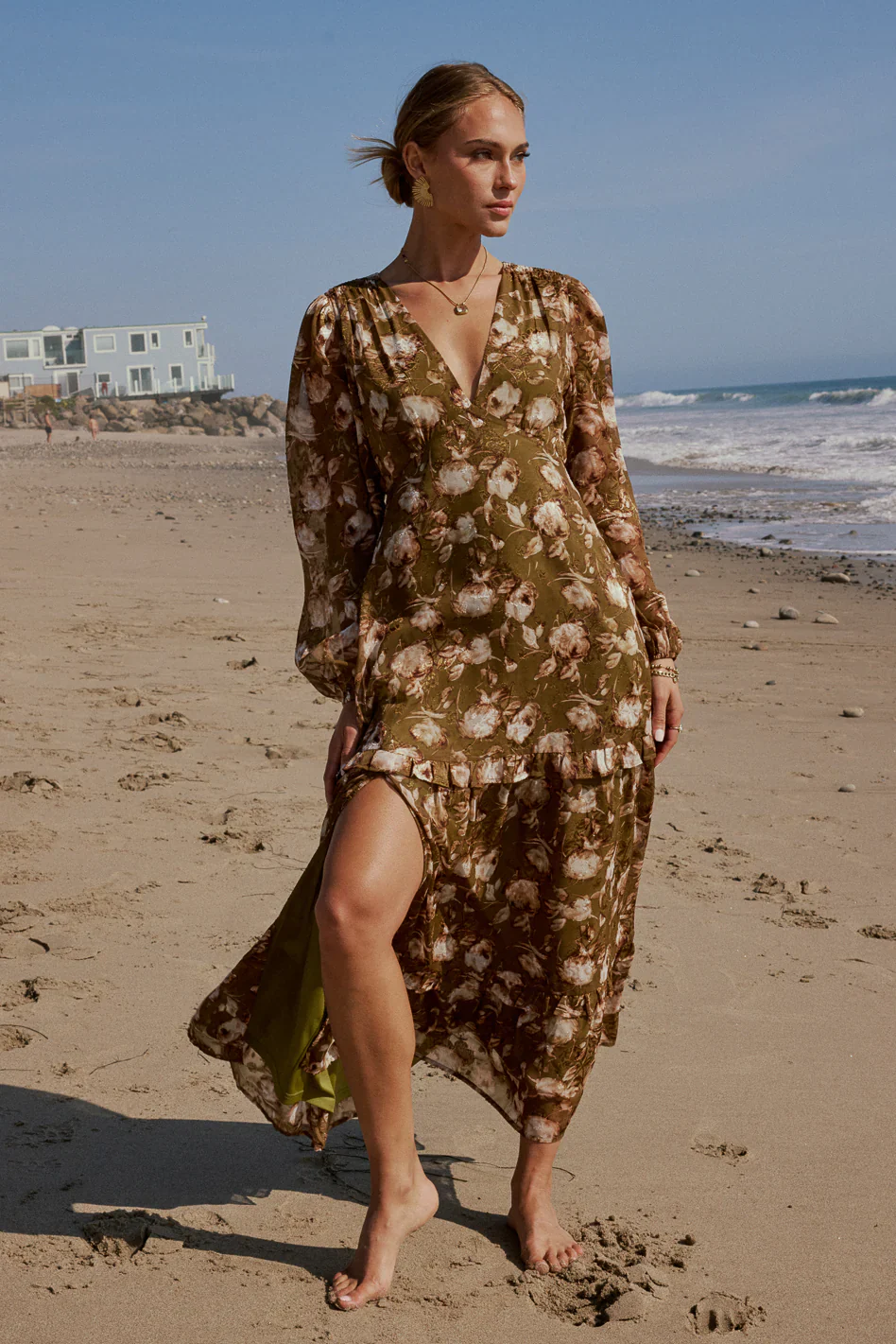Auna Floral Maxi Dress