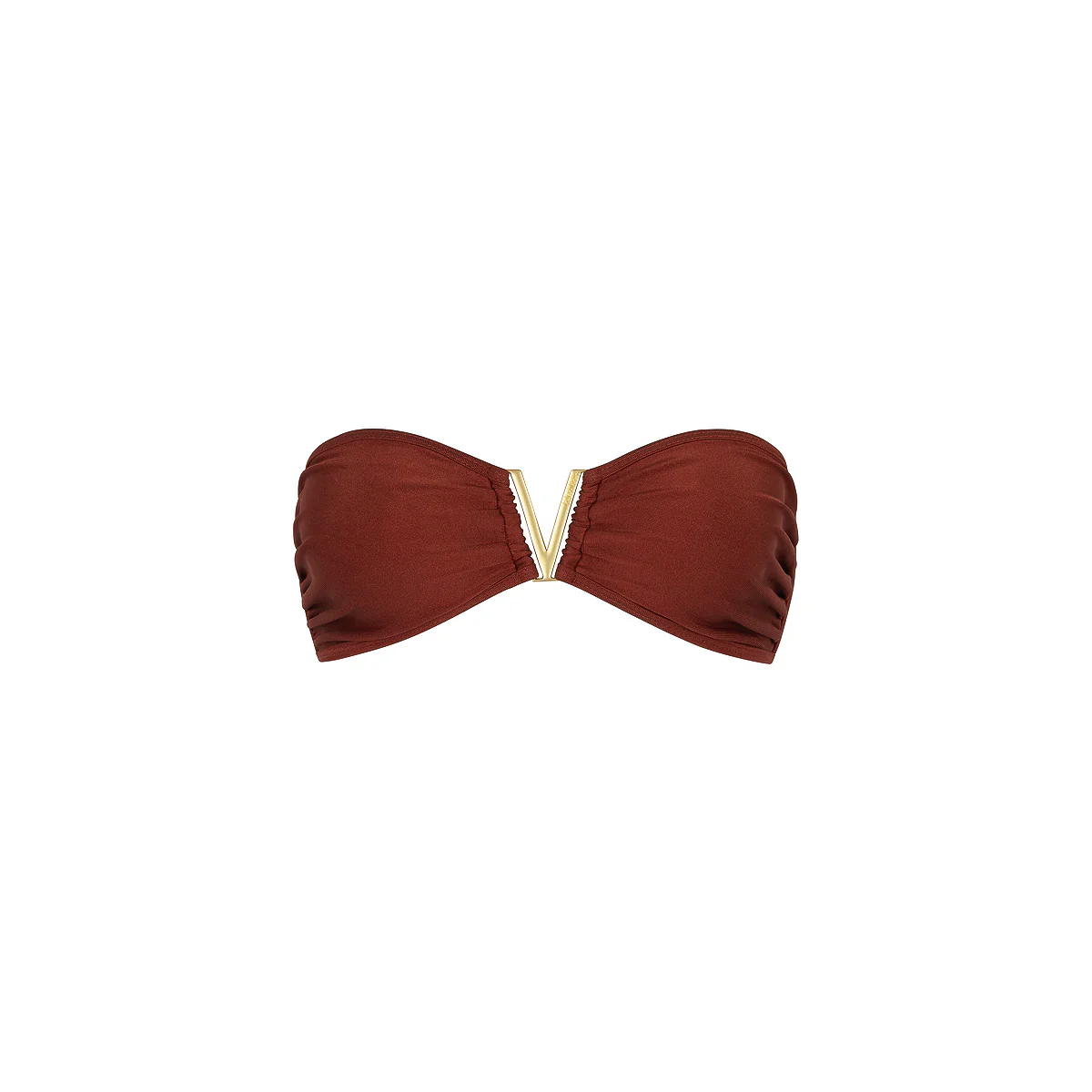 Mega V Strapless Bandeau Bikini Top - Cinnamon Sugar