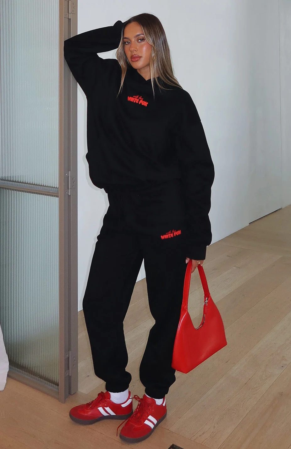 With Love In The Moment Sweatpants Black