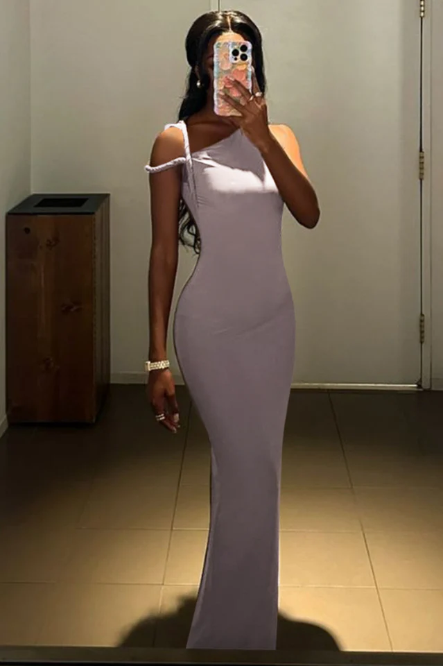 Feeling Alive Satin Maxi Dress
