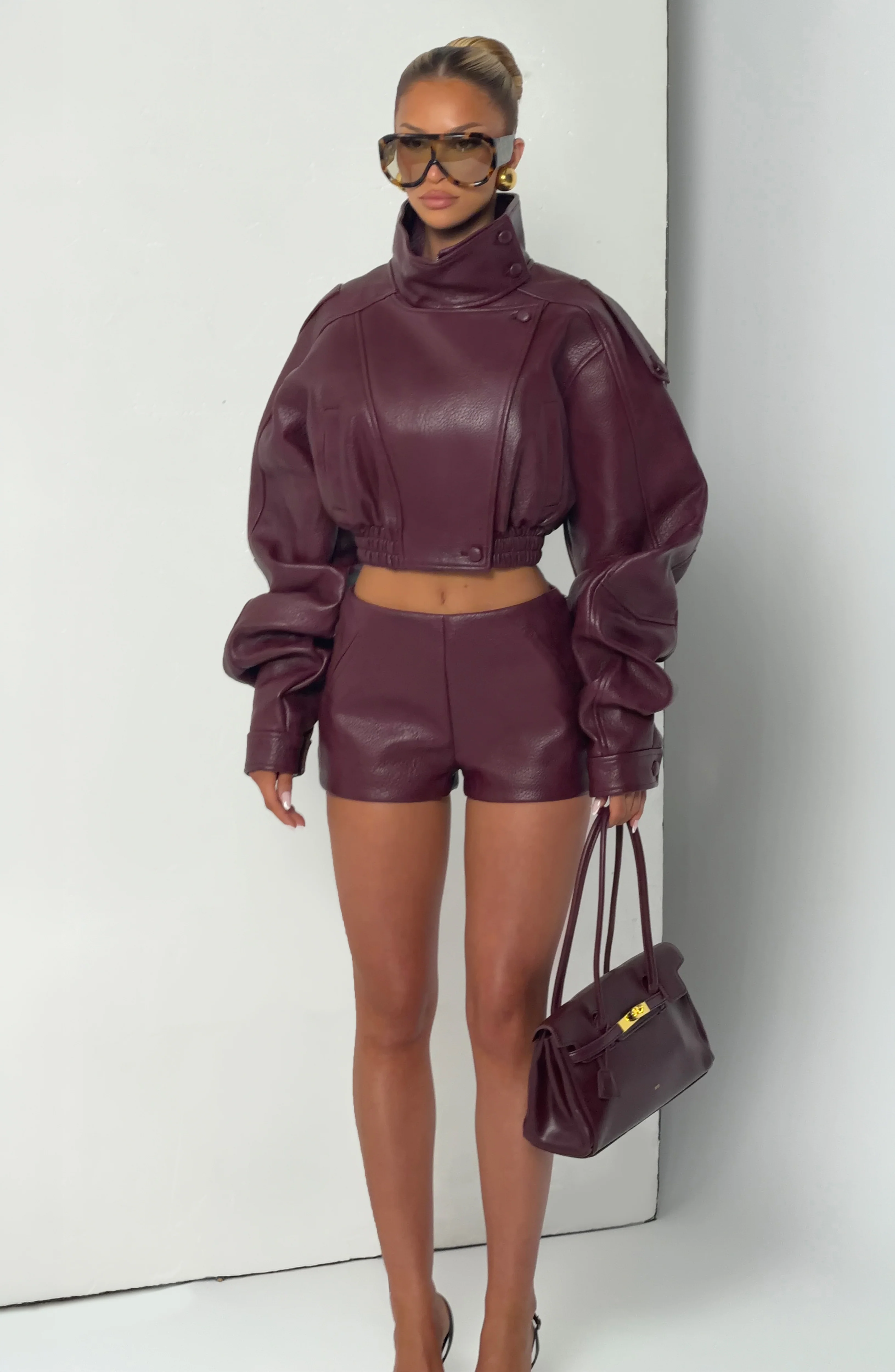 Bailey Jacket - Cherry Lacquer