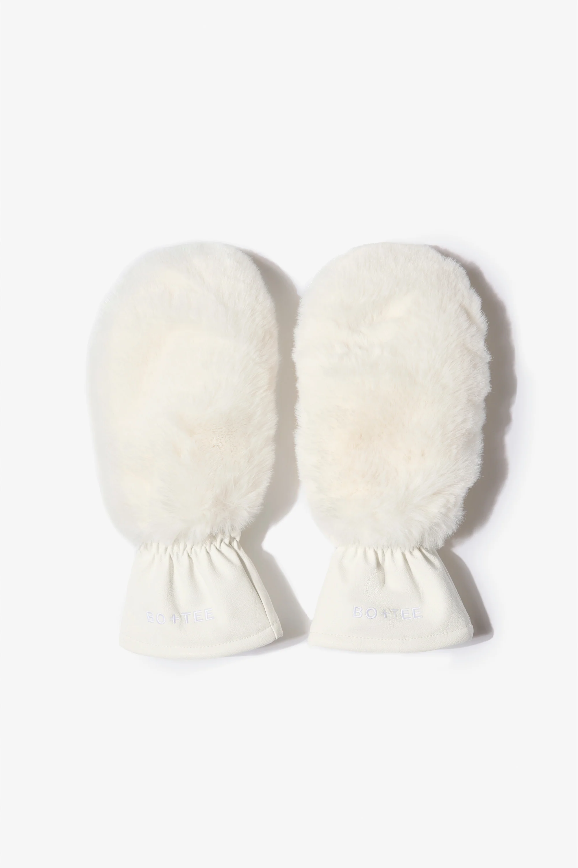 Faux-Fur Gloves in Ice