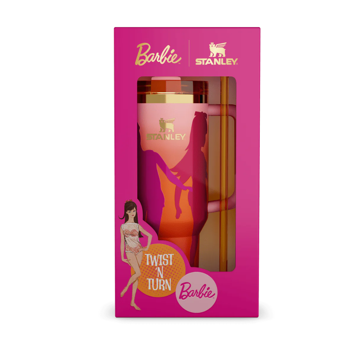 The Barbie™ x Stanley ’60s Twist ’N Turn Quencher | 40 OZ
