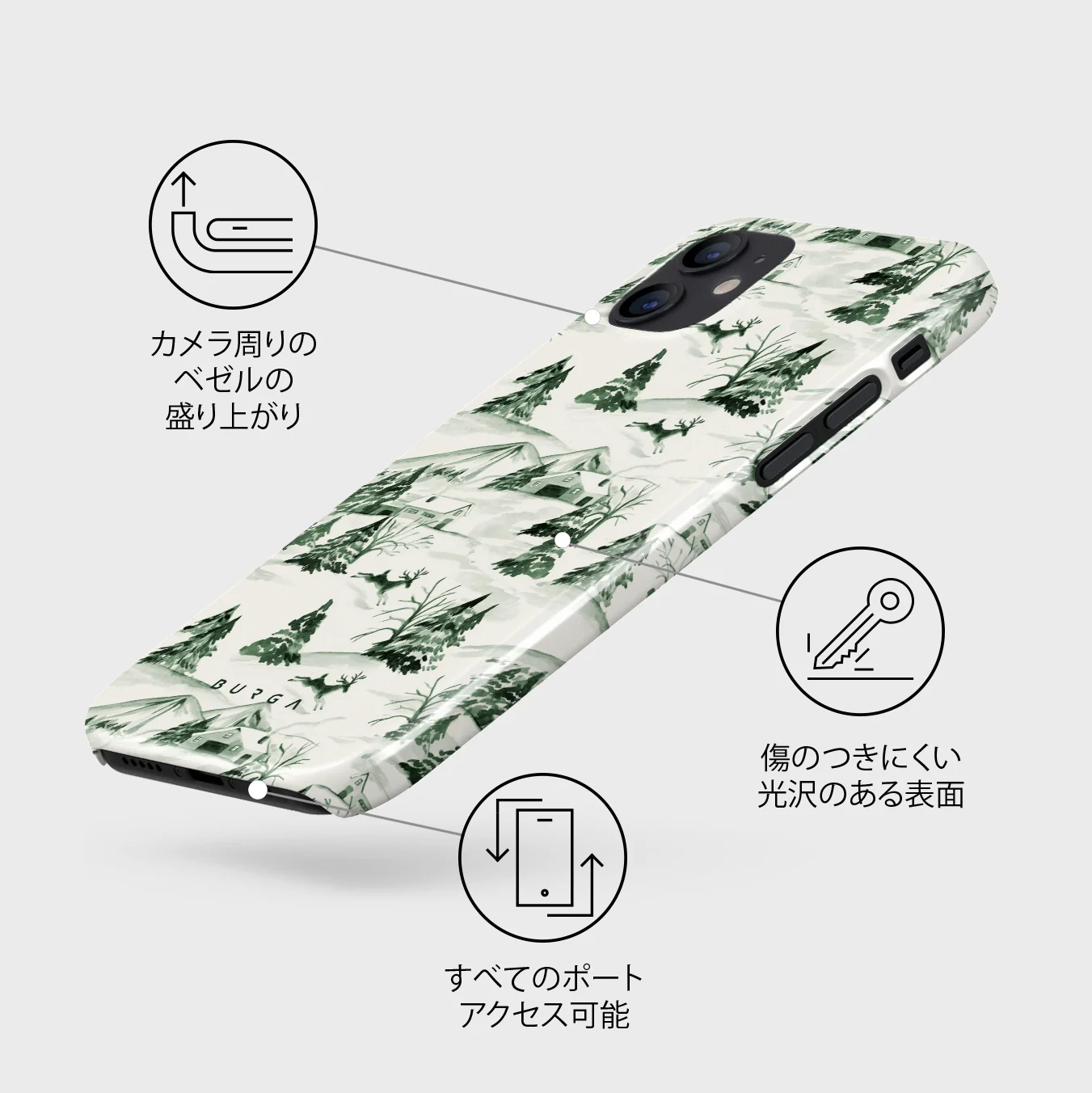 Pine Lodge - iPhone 12 Mini ケース