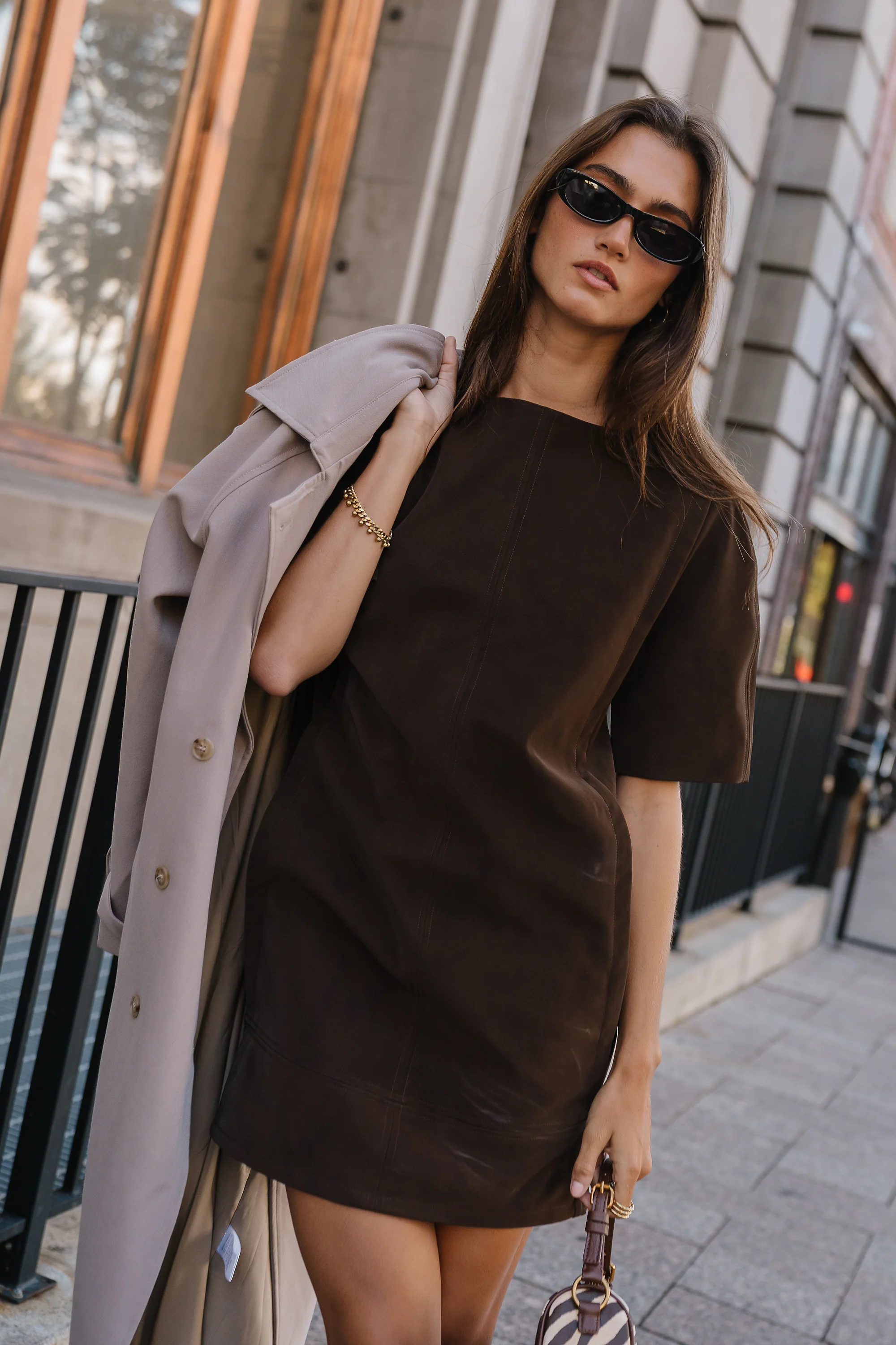 Ada Suede Mini Dress
