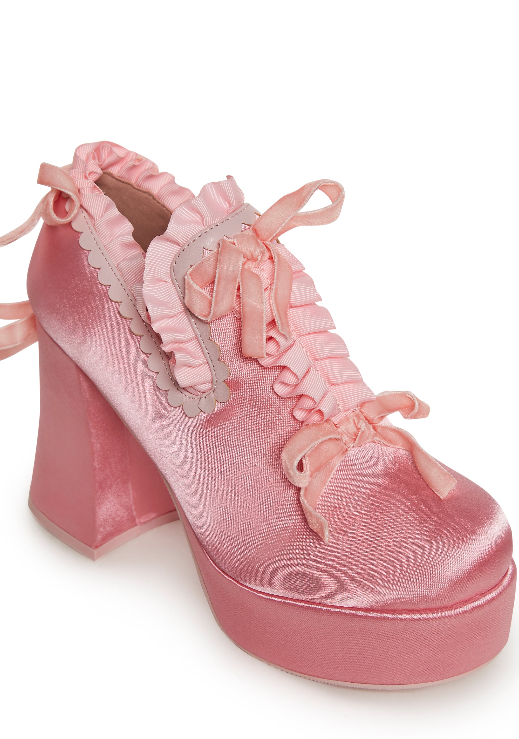 Bisou Baby Platform Heels - Pink