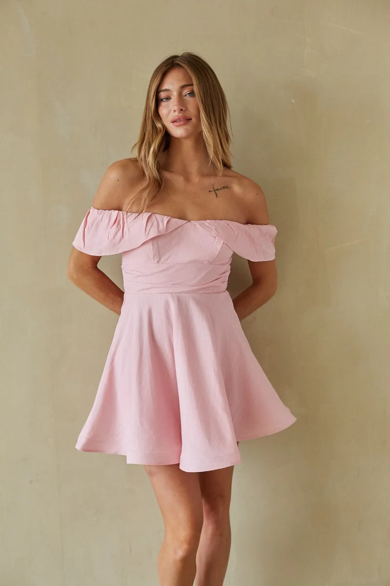 Ava Fit and Flare Mini Dress