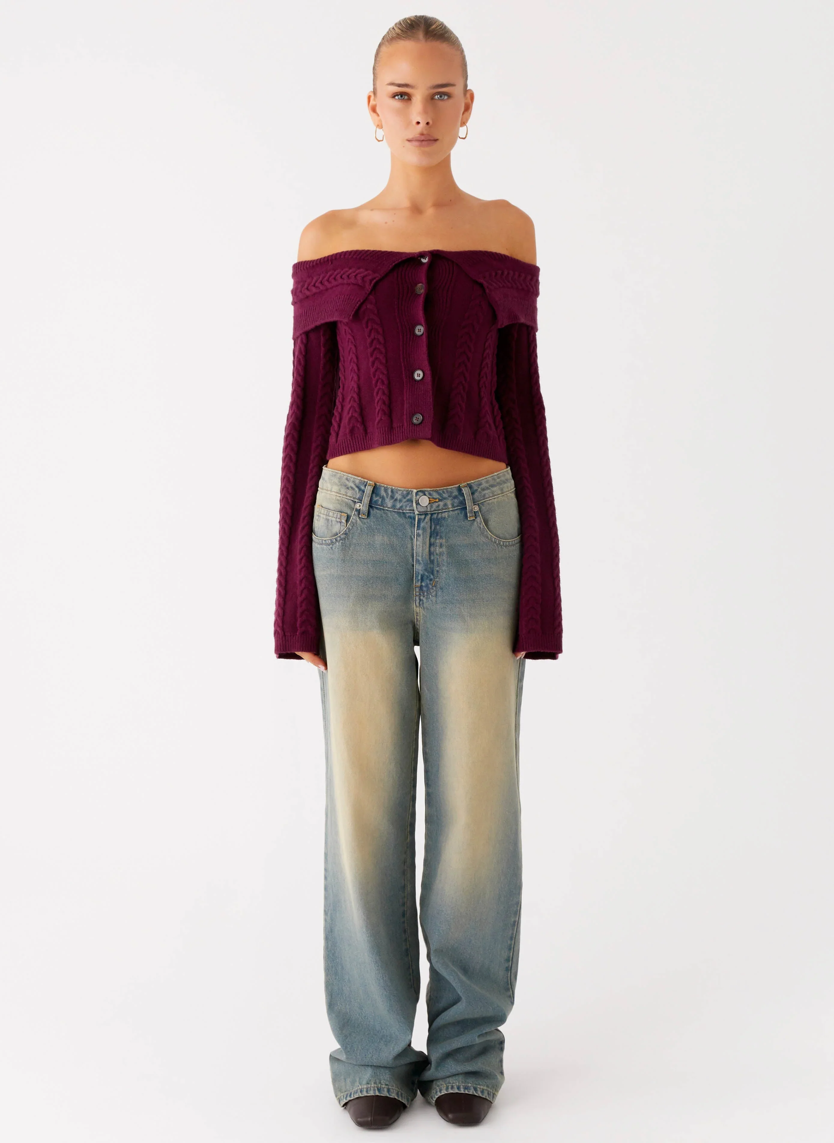 San Diego Straight Leg Denim Jeans - Blue Wash