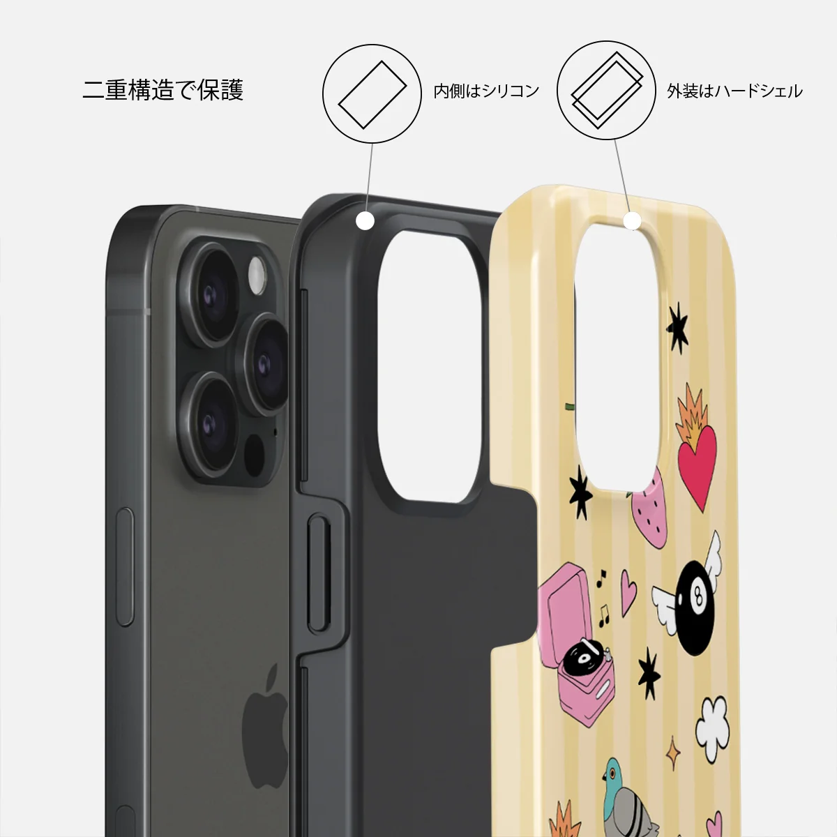 Side Quest - iPhone 15 Pro ケース
