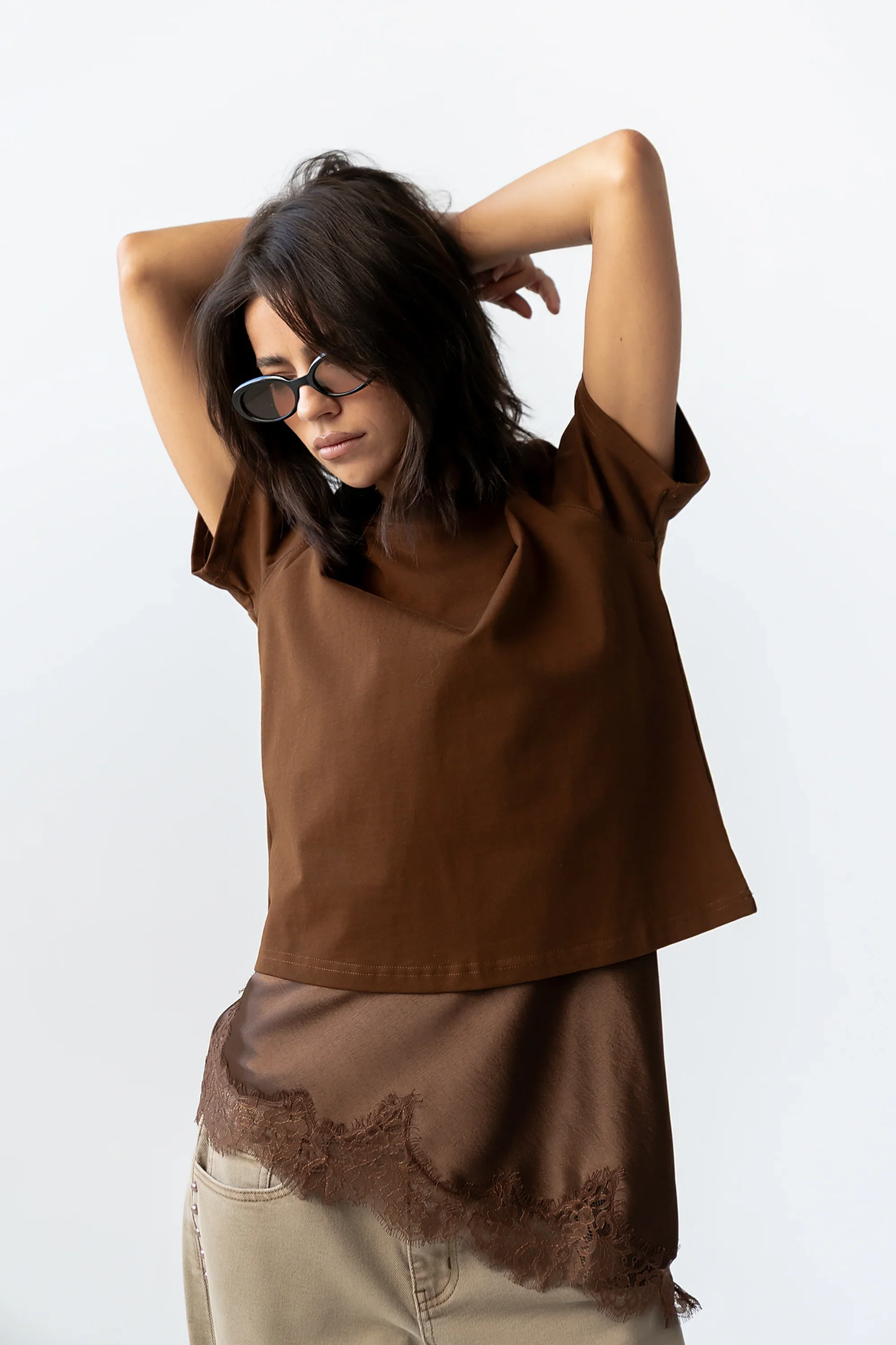Judy Tee in Brown