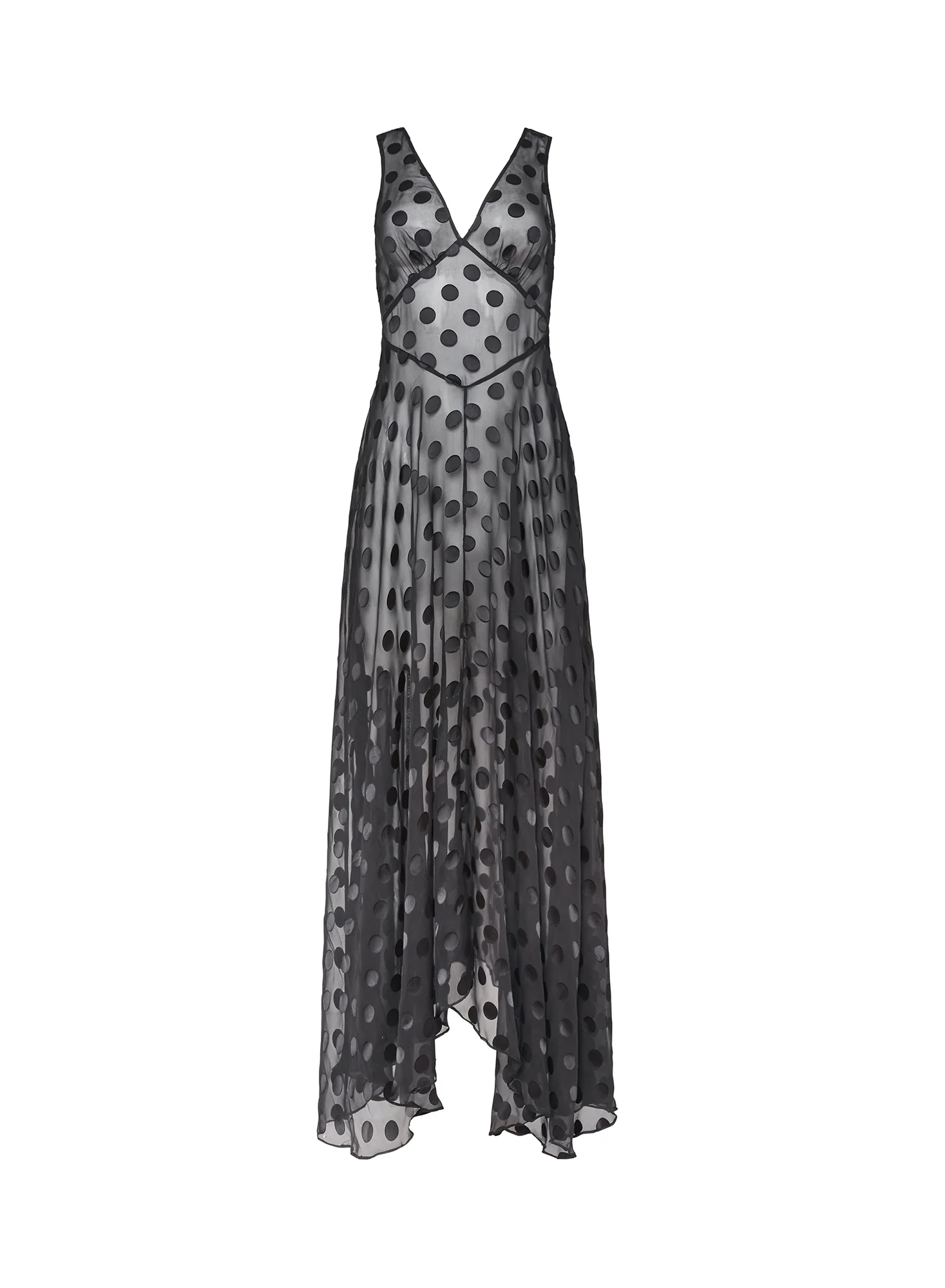 Silk Dot Gown