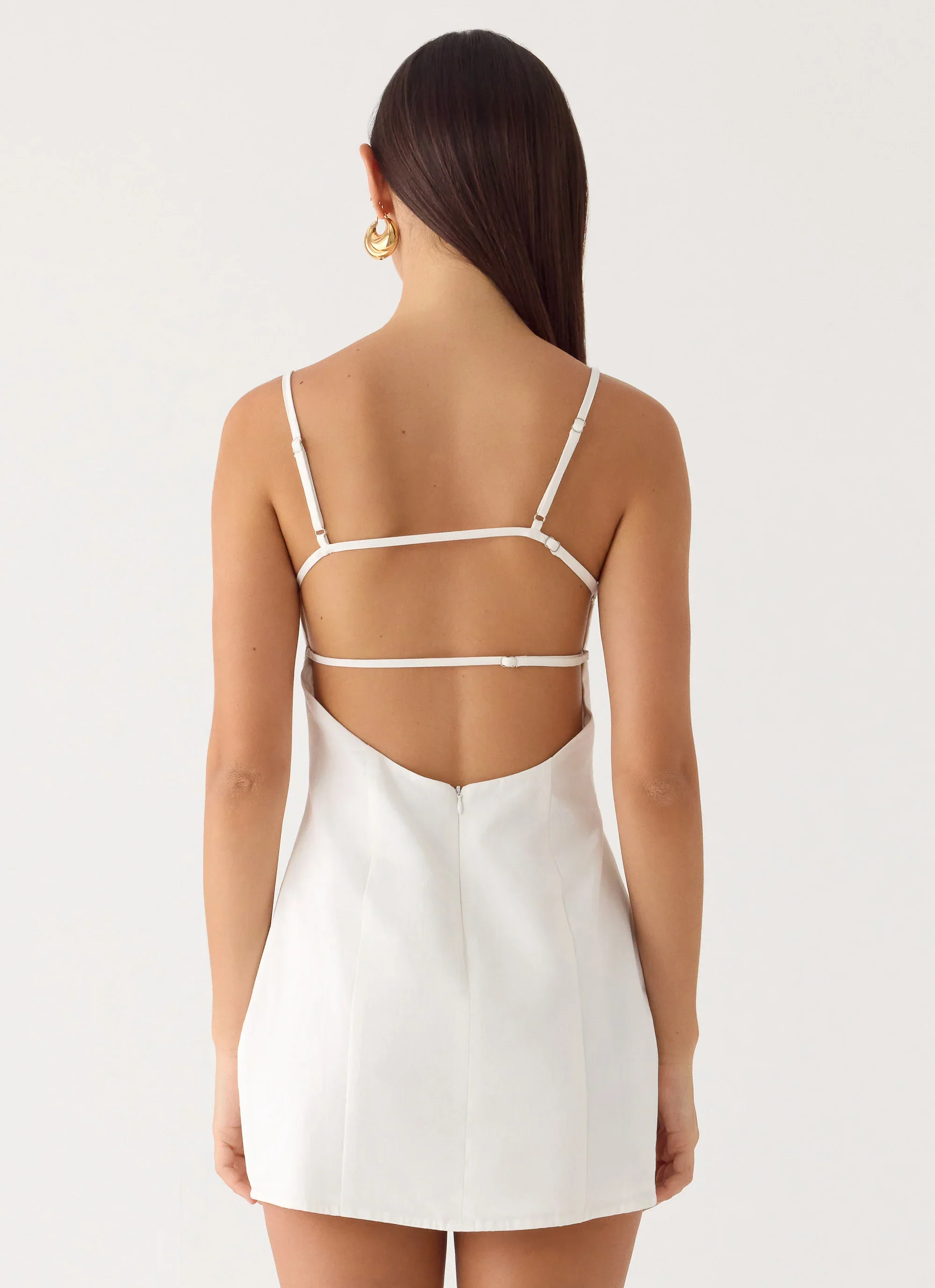 Second Sun Mini Dress - White - luluinthesky