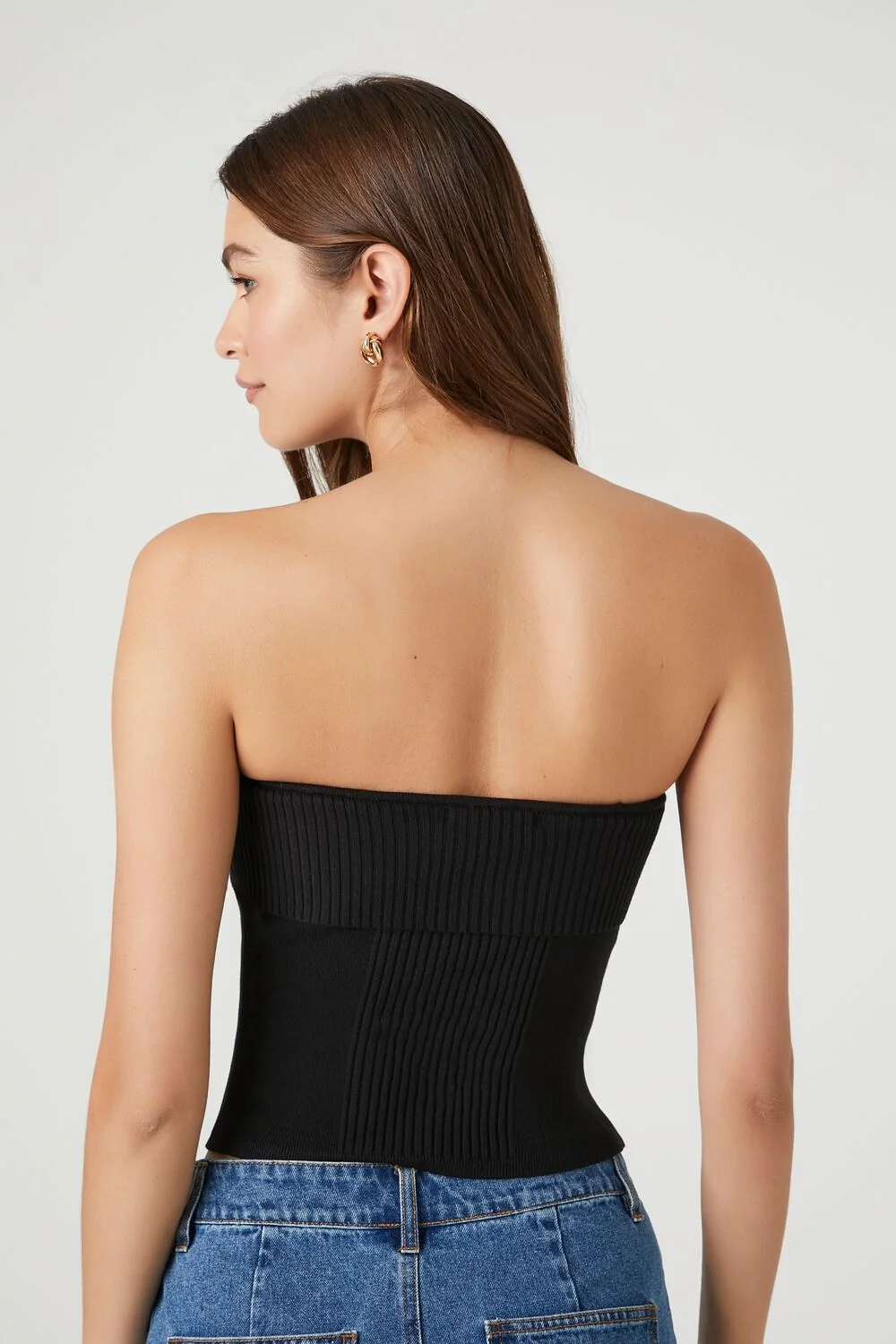 Ribbed Knit Tube Top