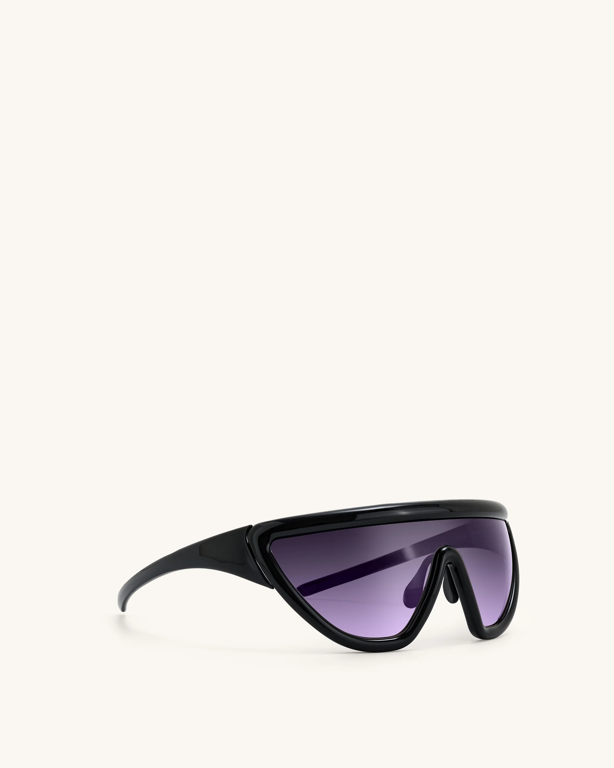 Angelica D Frame Sunglasses - Black