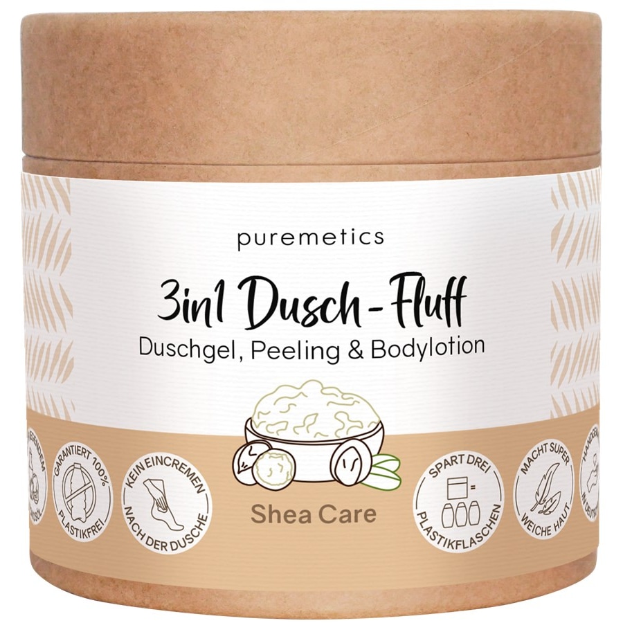 puremetics Pielęgnacja ciała Intensywny puch pod prysznic 3w1 Shea Care