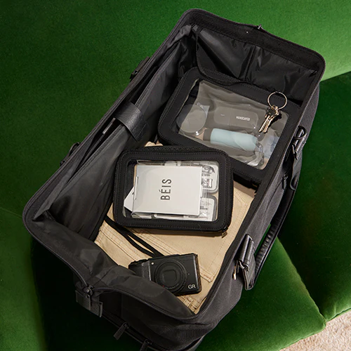 BEIS 'The In Flight Cosmetic Set in Black