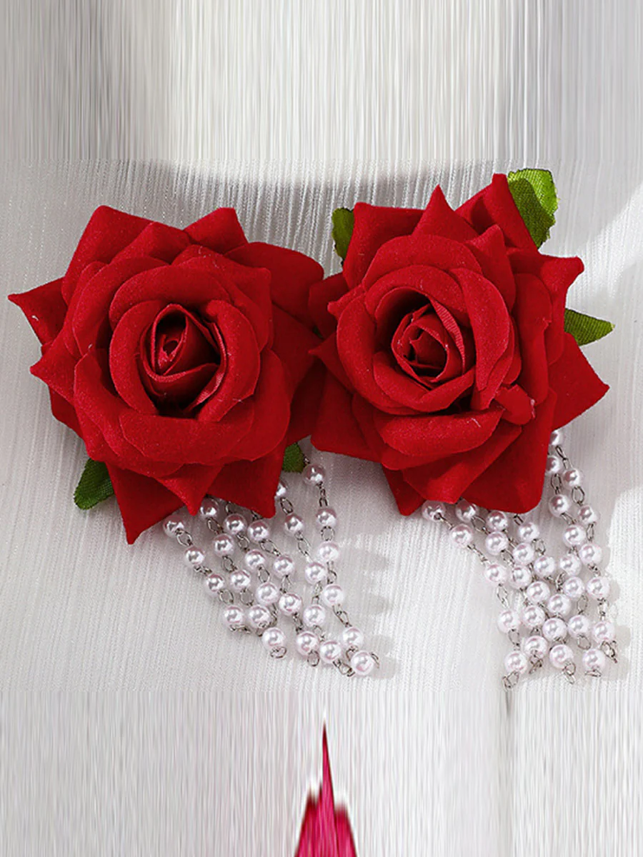 Chains Flower Shape Earrings Accessories